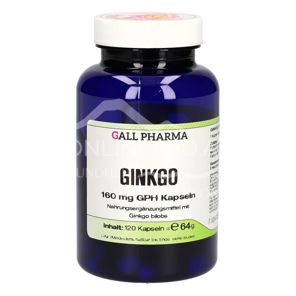 Gall Pharma Ginkgo 160 mg Kapseln