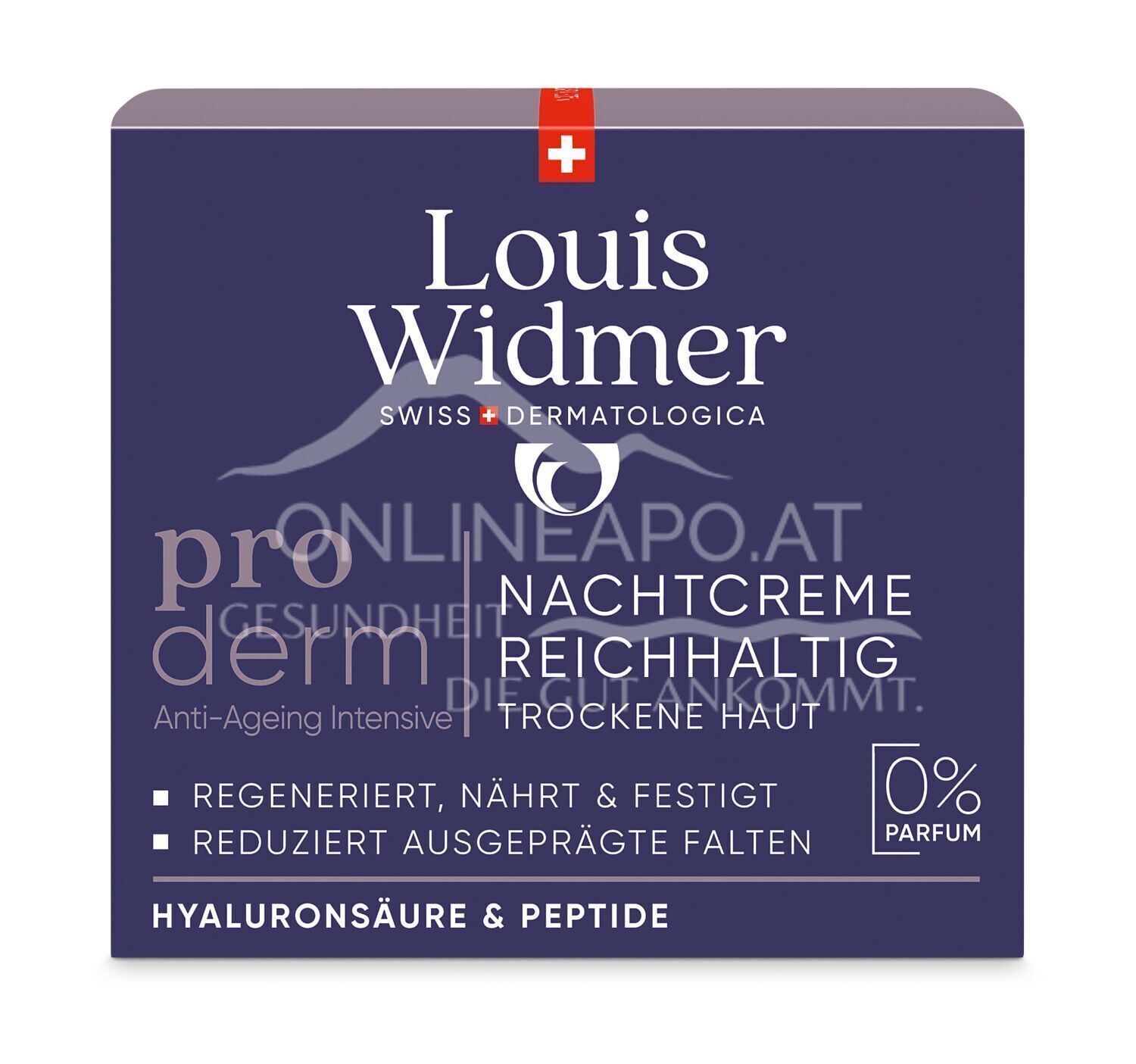 Louis Widmer proderm Nachtcreme reichhaltig - ohne Parfum