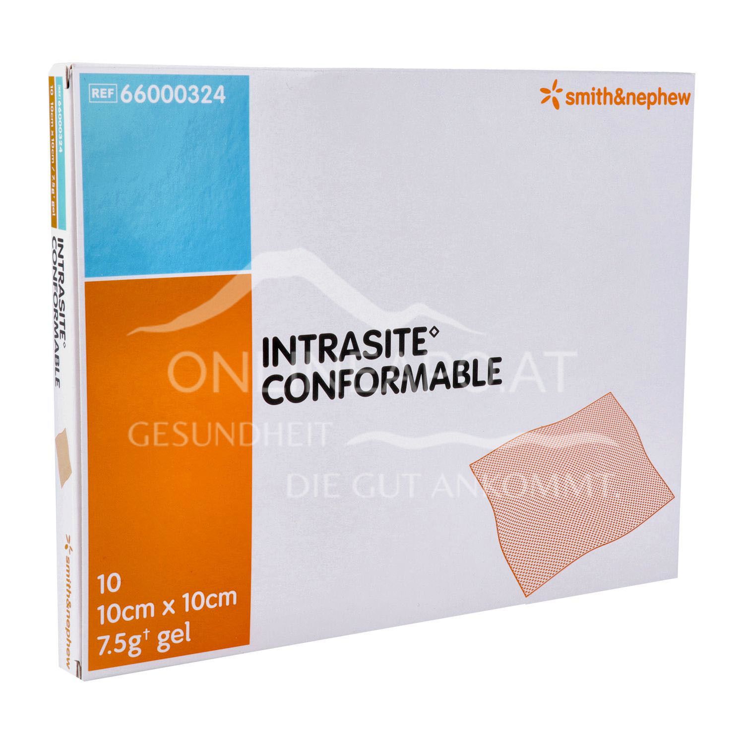 INTRASITE CONFORMABLE Hydrogel-Wundverband steril, 10 x 10 cm/7,5 g Gel