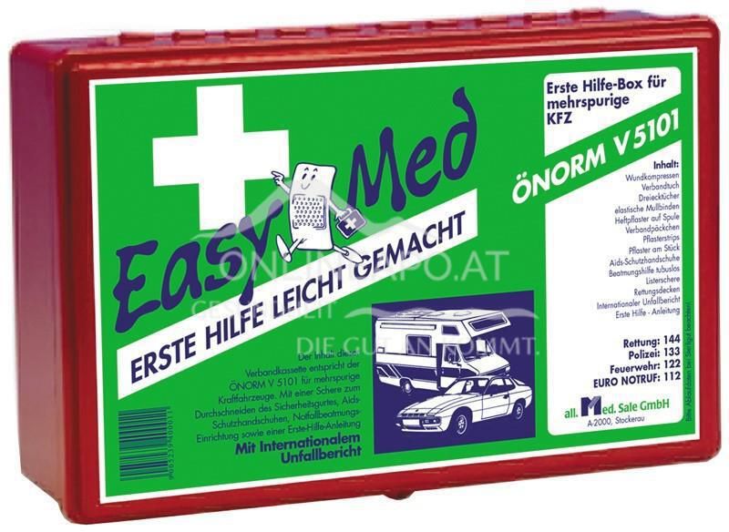 EasyMed car pharmacy ÖNorm V5101