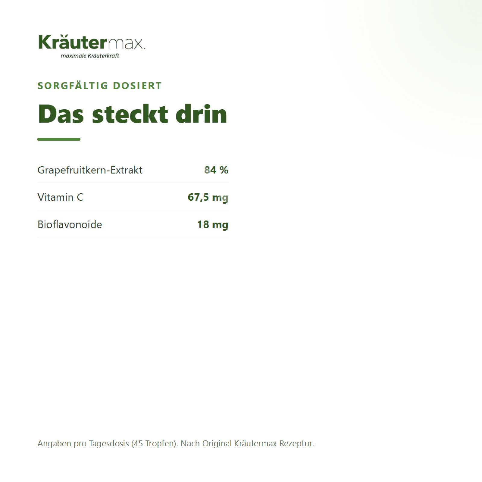Kräutermax Grapefruitkern Extrakt Tropfen