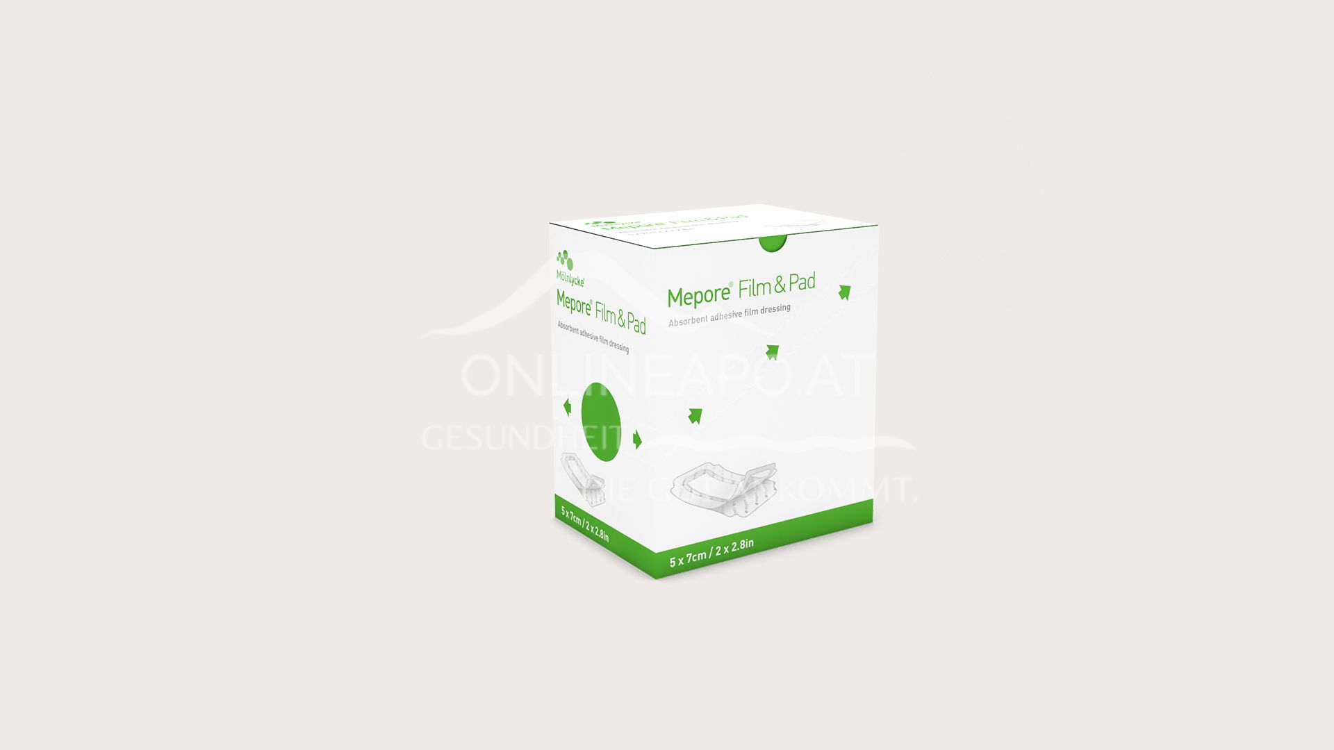 Mepore® Film & Pad film dressing 5 x 7 cm