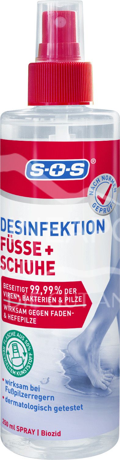 SOS® Desinfektion Spray Füsse + Schuhe