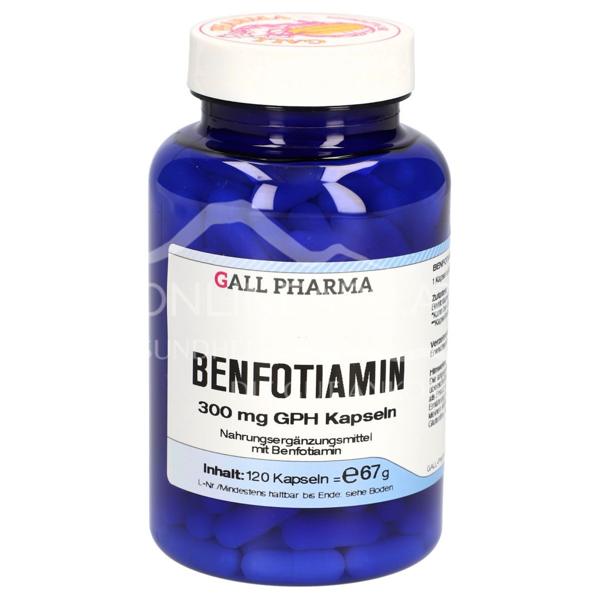 Gall Pharma Benfotiamine 300 mg capsules