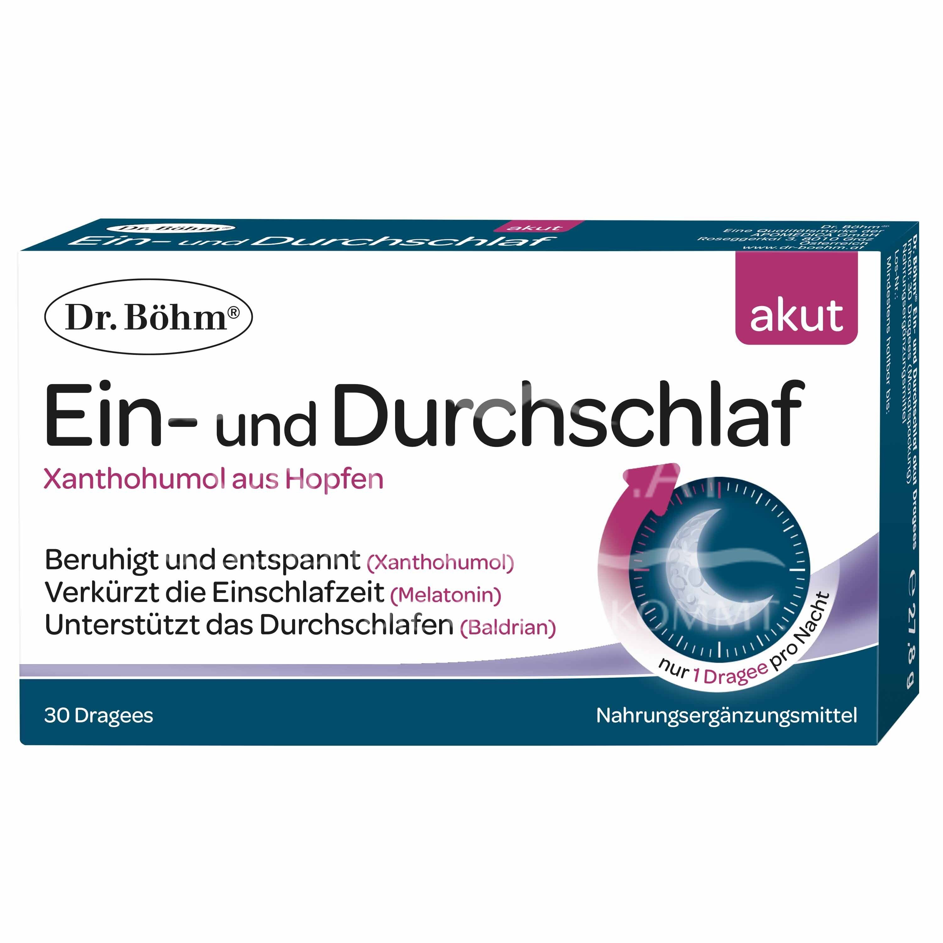 Dr. Böhm® Ein- und Durchschlaf akut Dragees