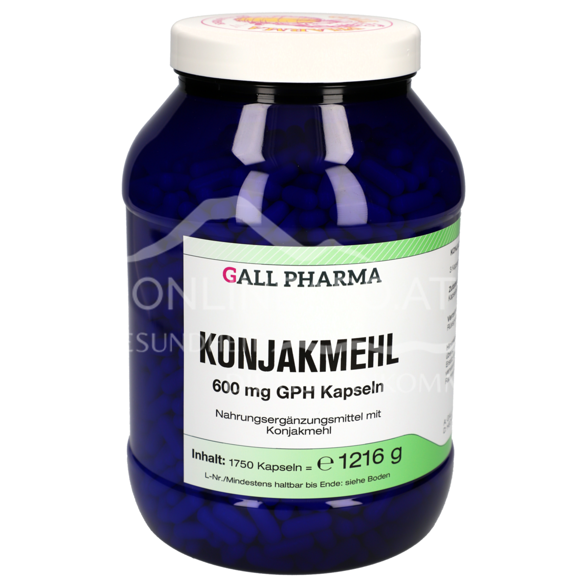 Gall Pharma Konjakmehl 600 mg Kapseln