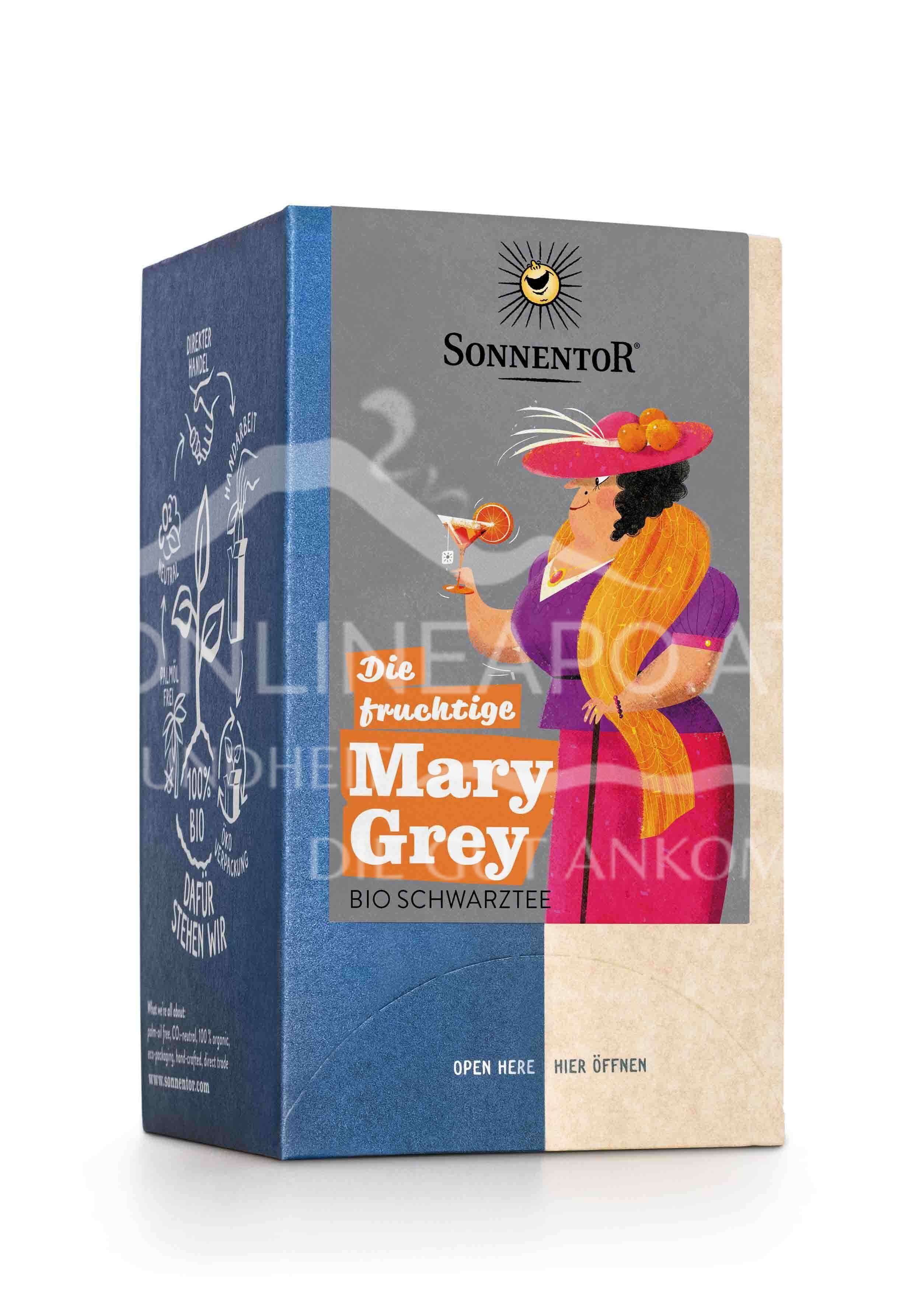 Sonnentor The fruity Mary Grey tea - organic black tea with essential oil
