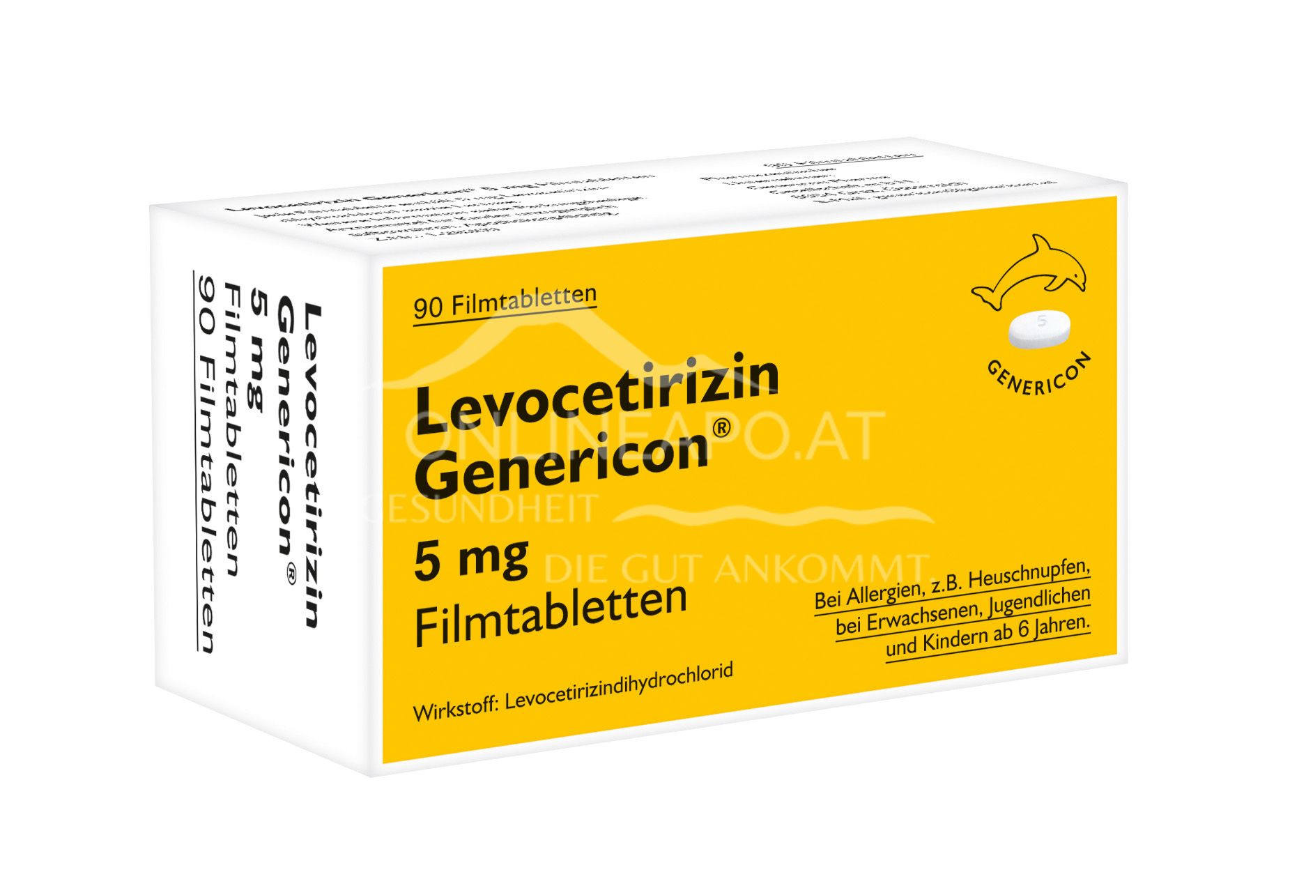 Levocetirizine Genericon® 5 mg film-coated tablets