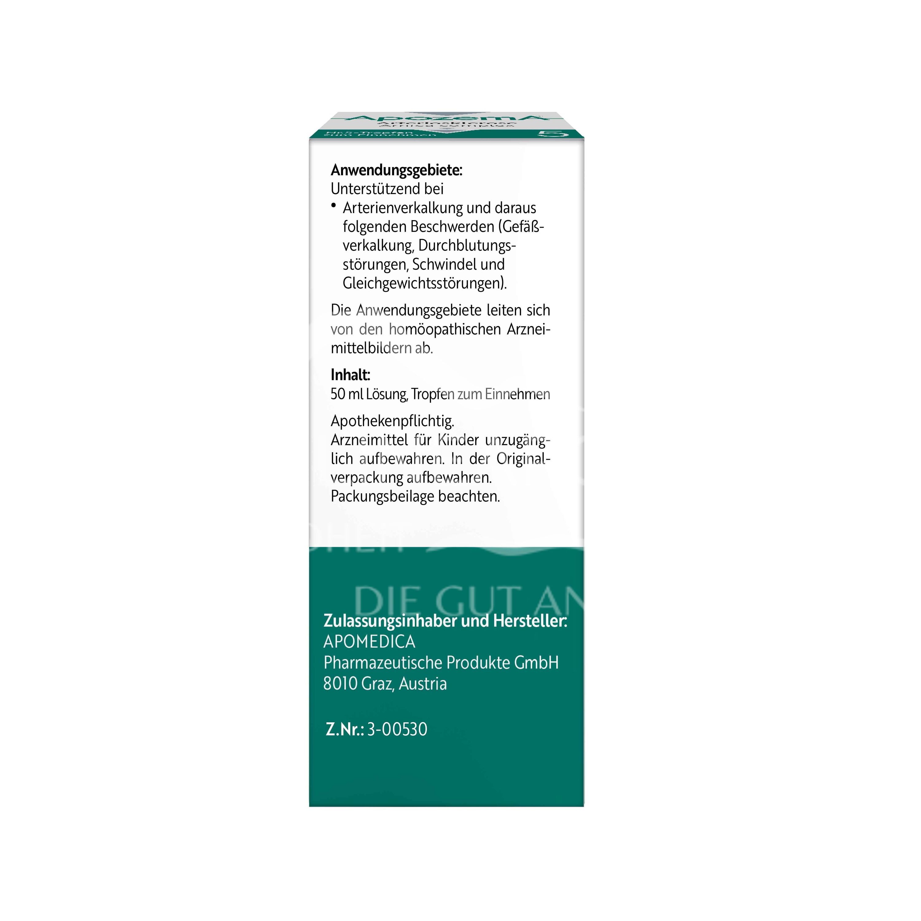 Apozema® Arteriosclerosis Arnica complex No. 5 drops for oral use
