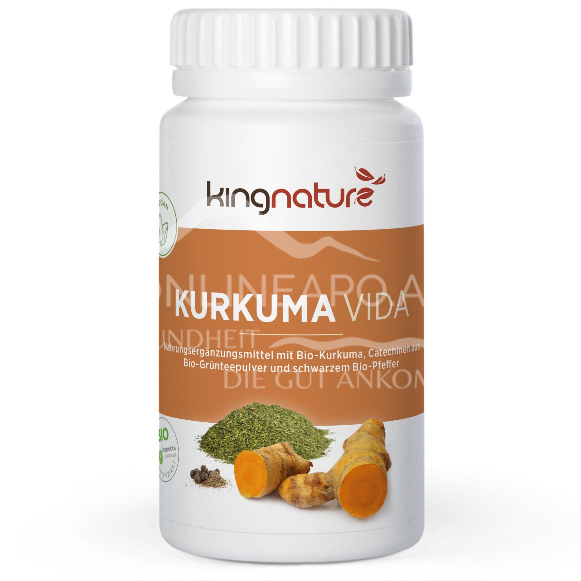 Kingnature Kurkuma Vida Kapseln