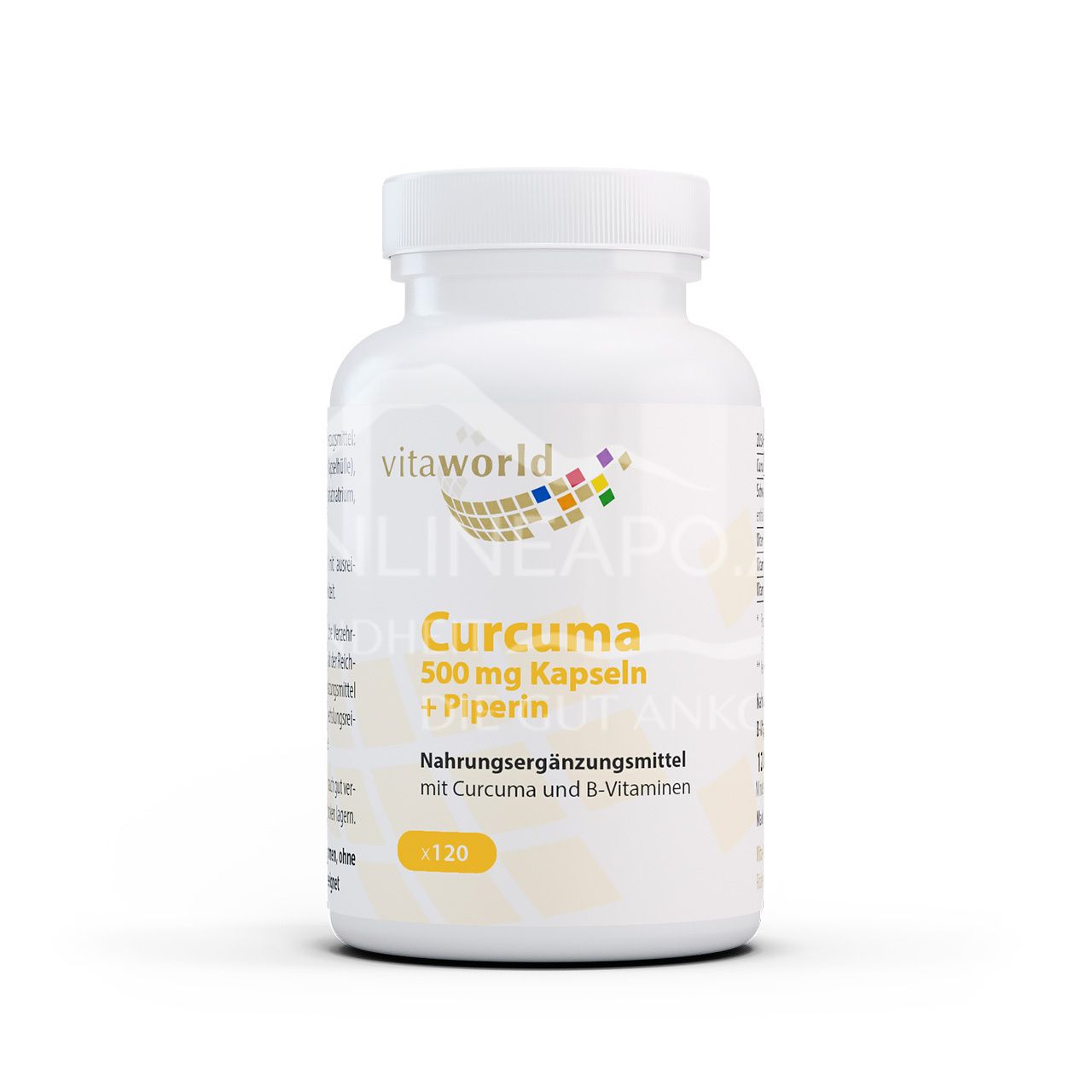 Vitaworld Curcuma 500 mg Kapseln + Piperin