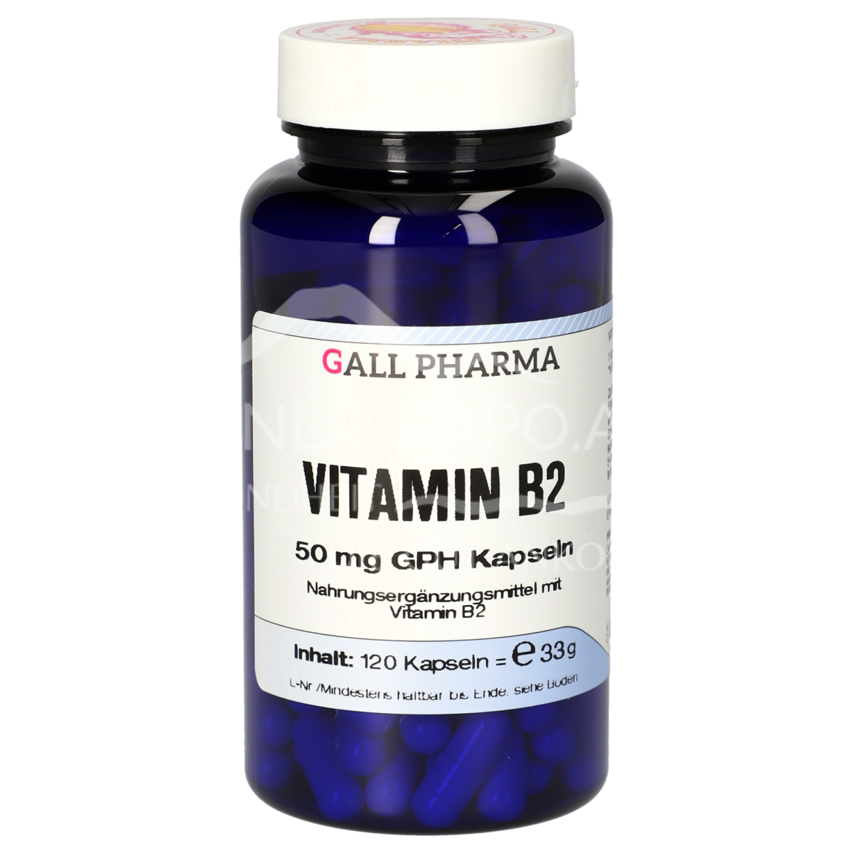 Gall Pharma Vitamin B2 50 mg Kapseln