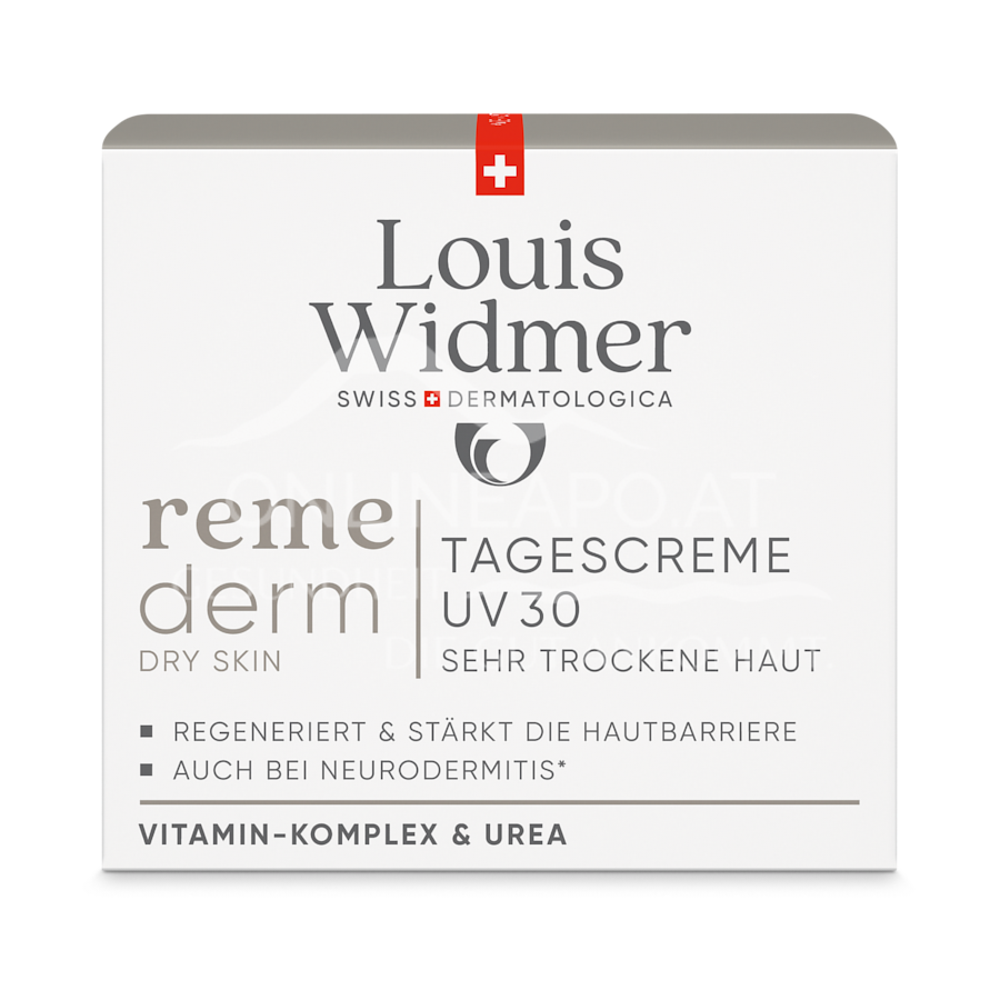 Louis Widmer Remederm Dry Skin Tagescreme UV30 - leicht parfümiert