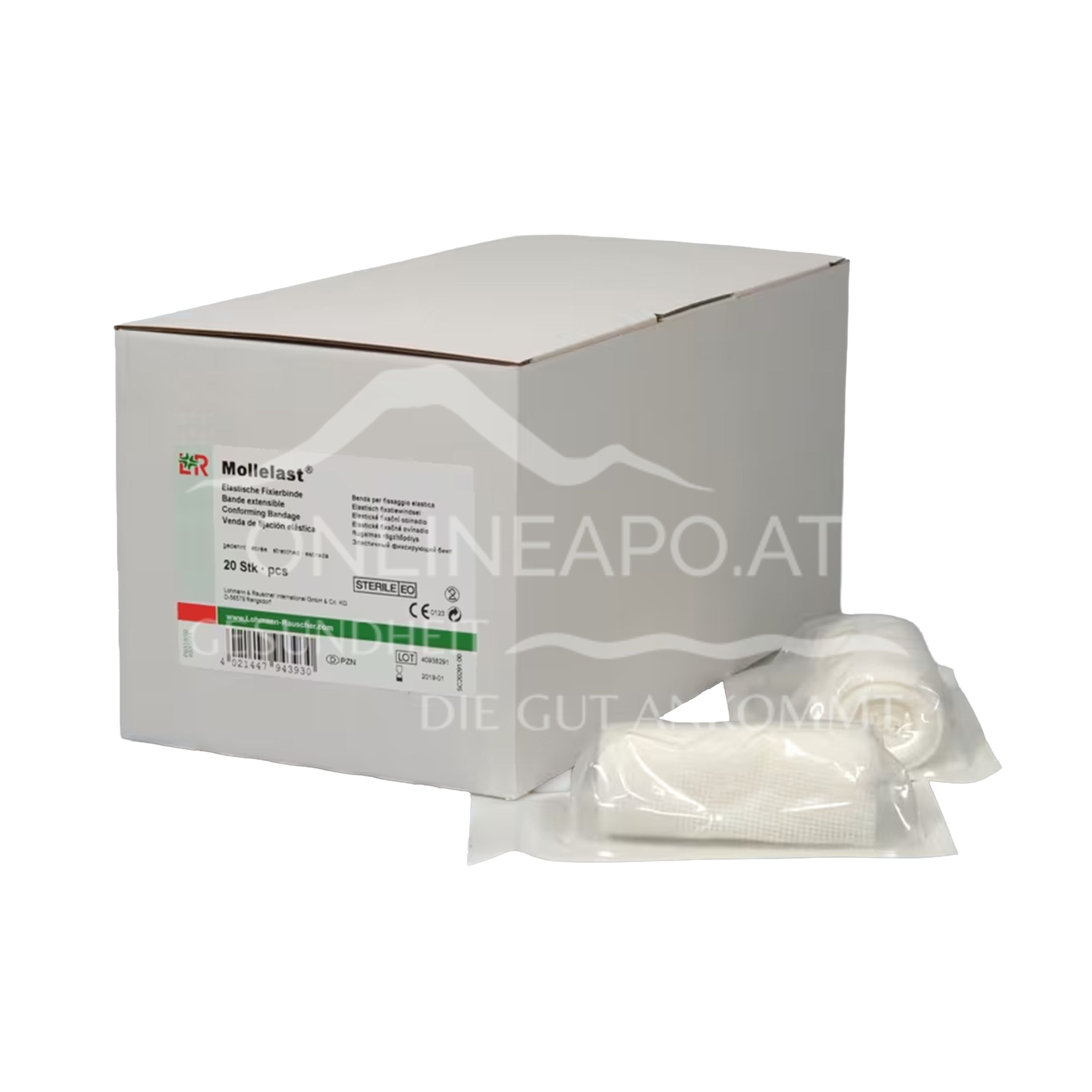Mollelast® Elastische Fixierbinde, steril, einzeln eingesiegelt, 12 cm x 4 m