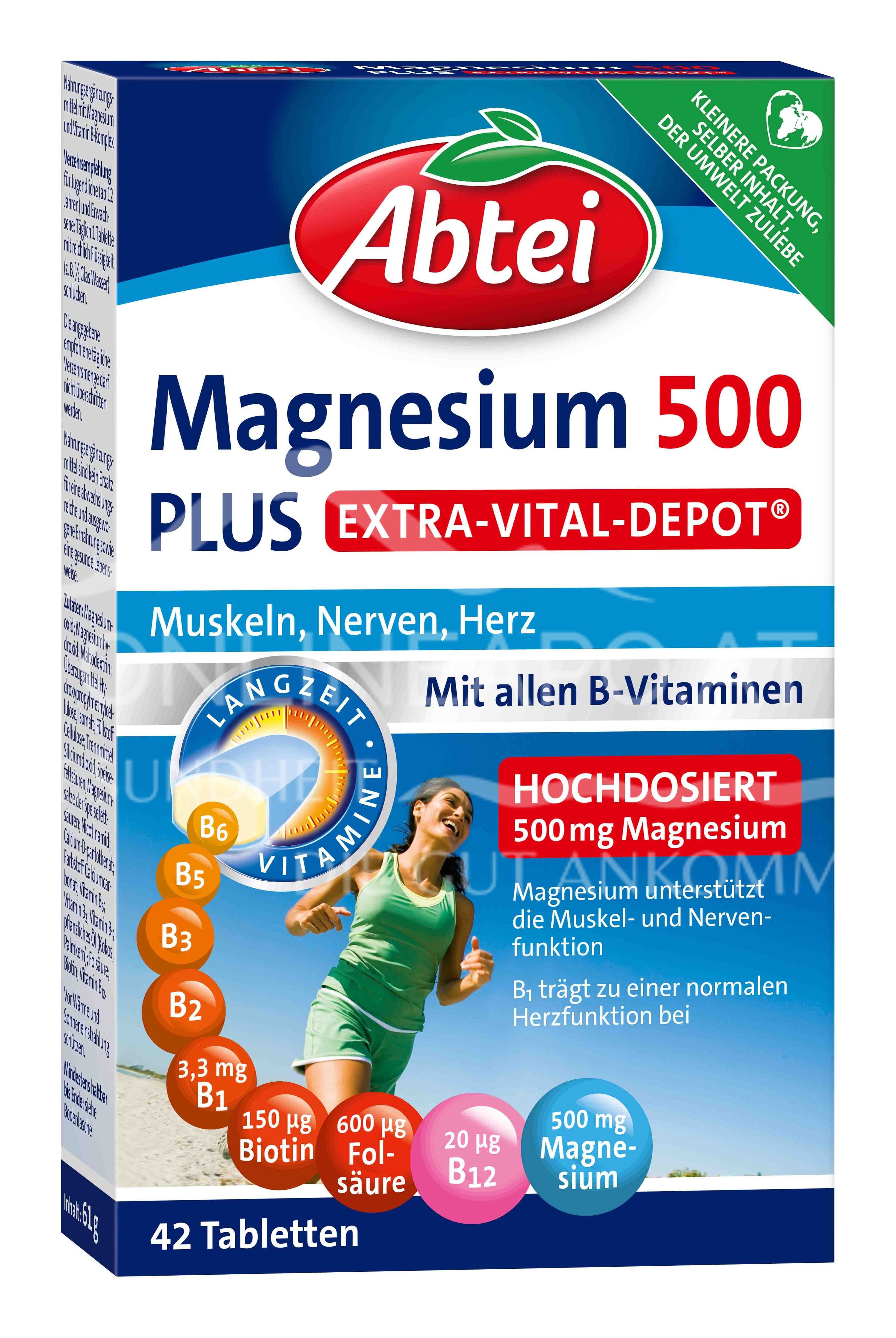Abtei Magnesium 500 Plus Tabletten