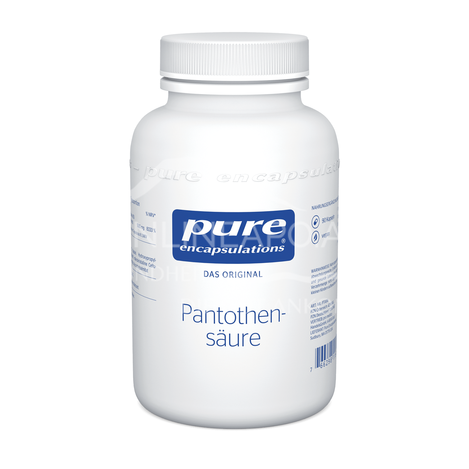 pure encapsulations® Pantothenic acid