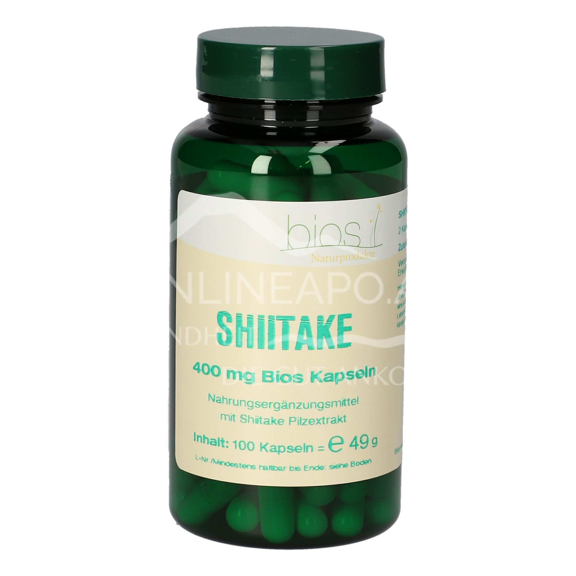 Bios Shiitake 400 mg Kapseln