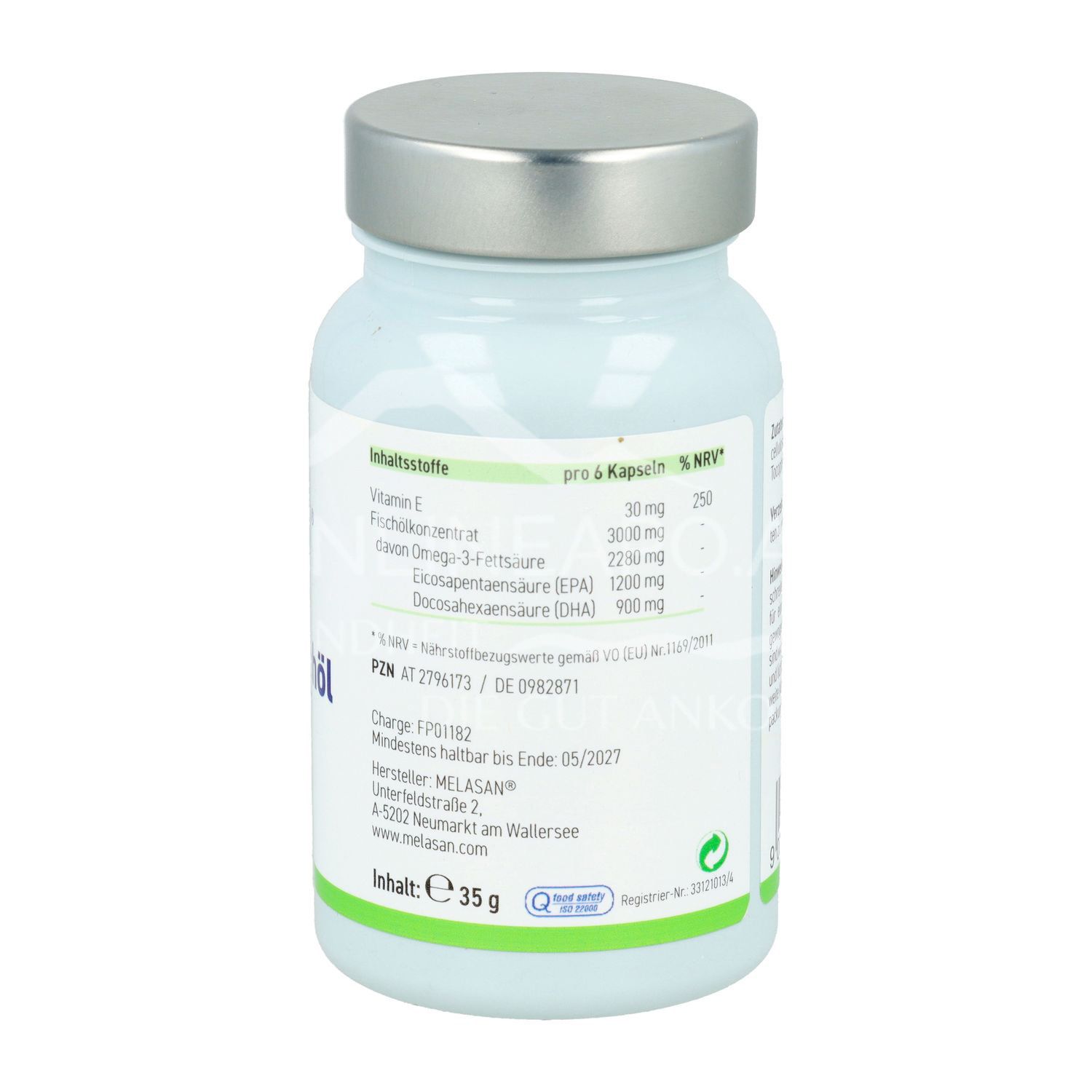 Melasan Omega 3 fish oil liquid capsules