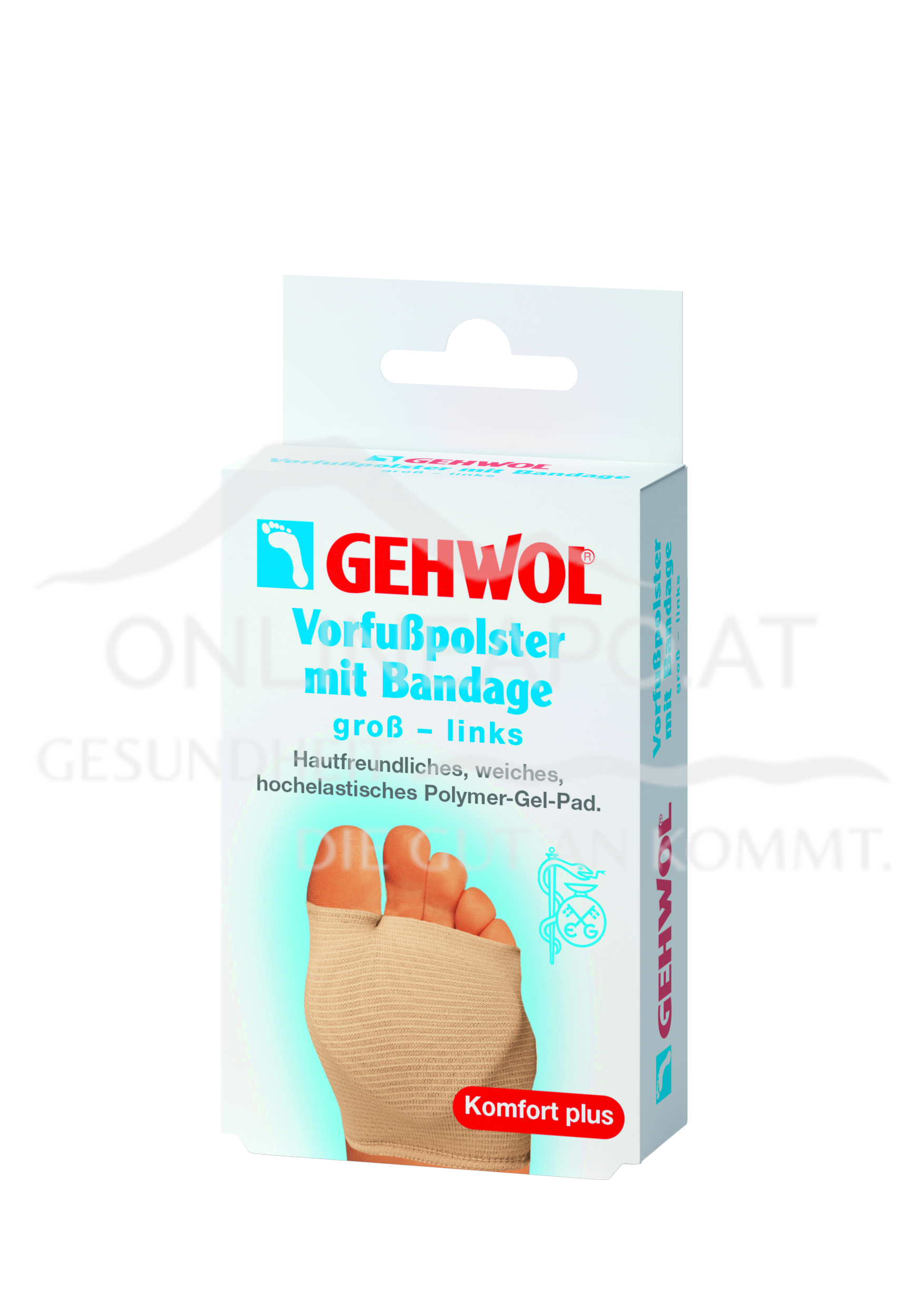 GEHWOL® forefoot pad with bandage, large left