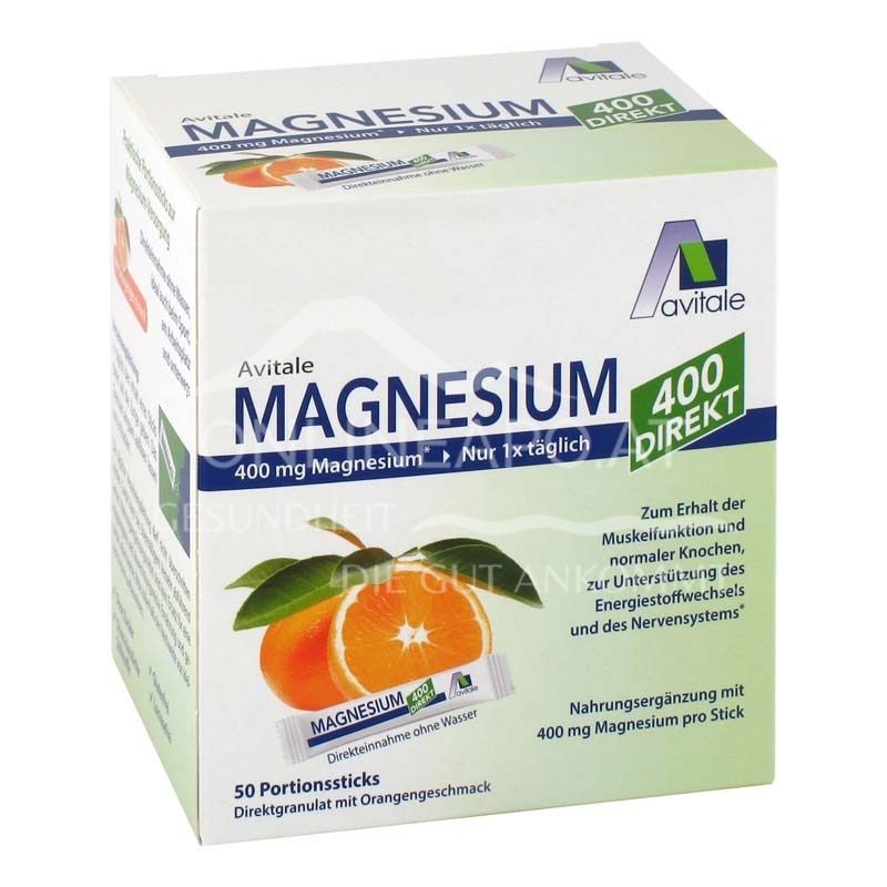 Avitale Magnesium 400 direkt Orange - Direktgranulat-Sticks