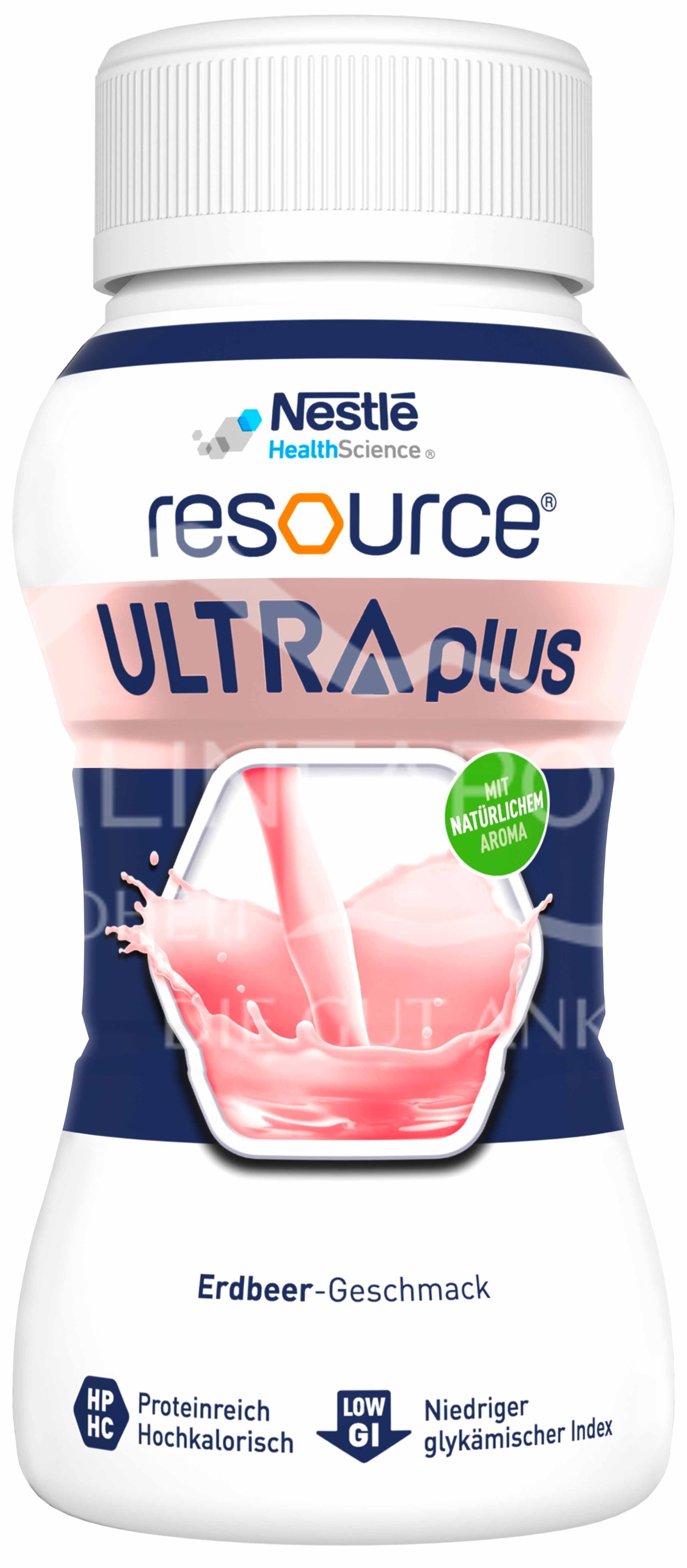 Resource® ULTRA plus High Protein Erdbeere Trinknahrung 200 ml