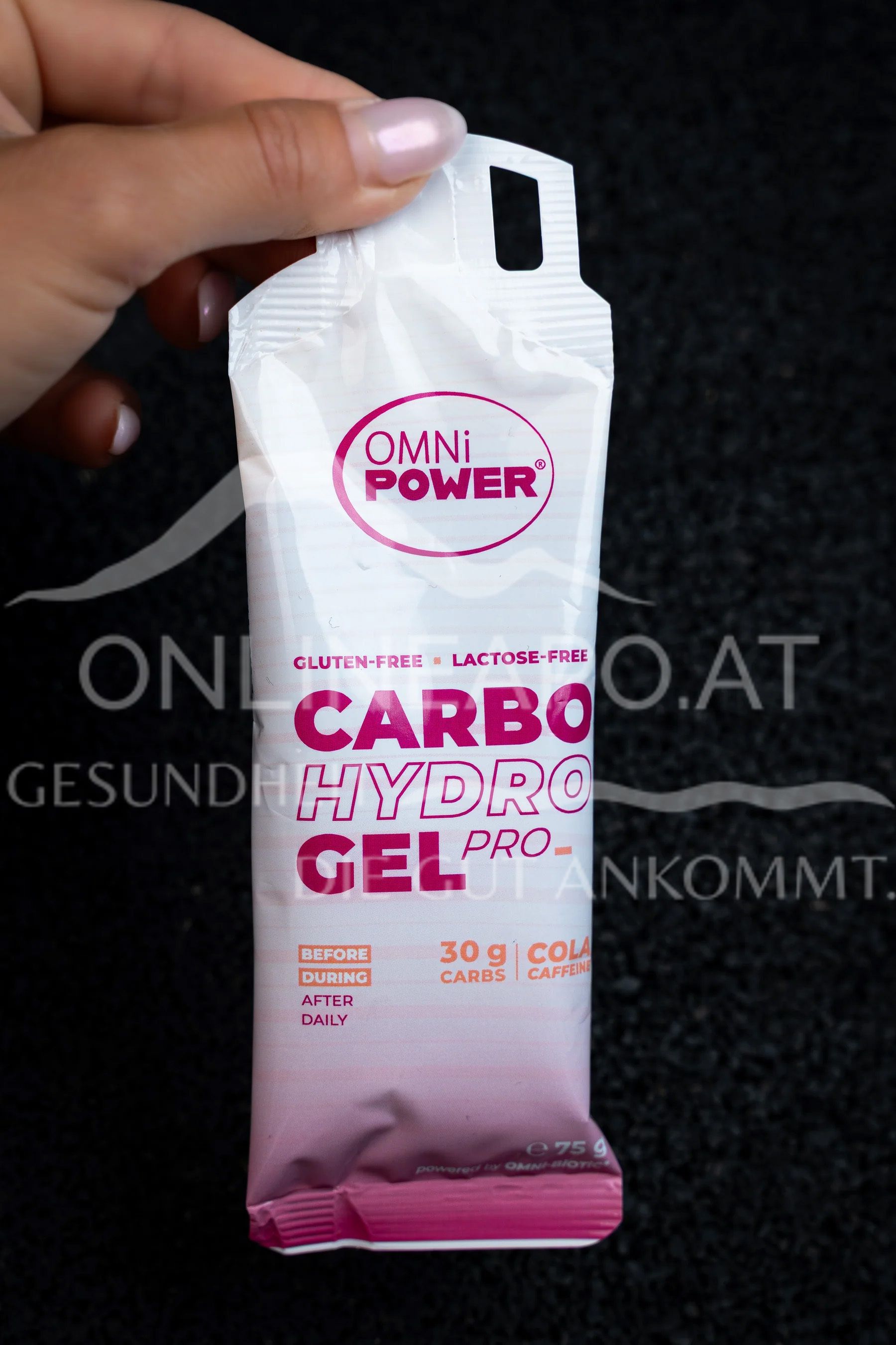 OMNi-POWER® CARBO HYDRO GEL PRO Cola + Koffein 75g
