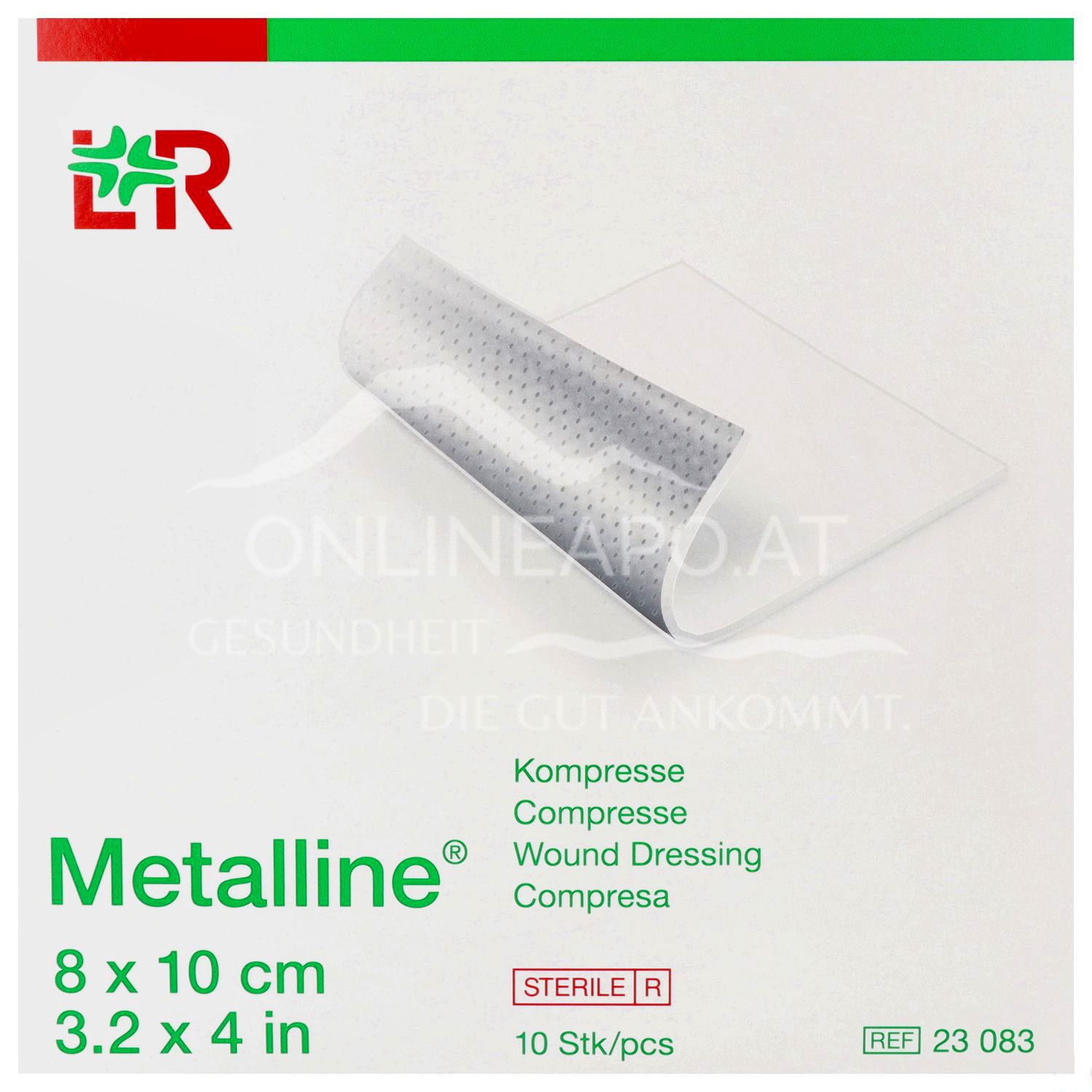 Metalline® Kompressen, steril, einzeln eingesiegelt, 8 x 10 cm