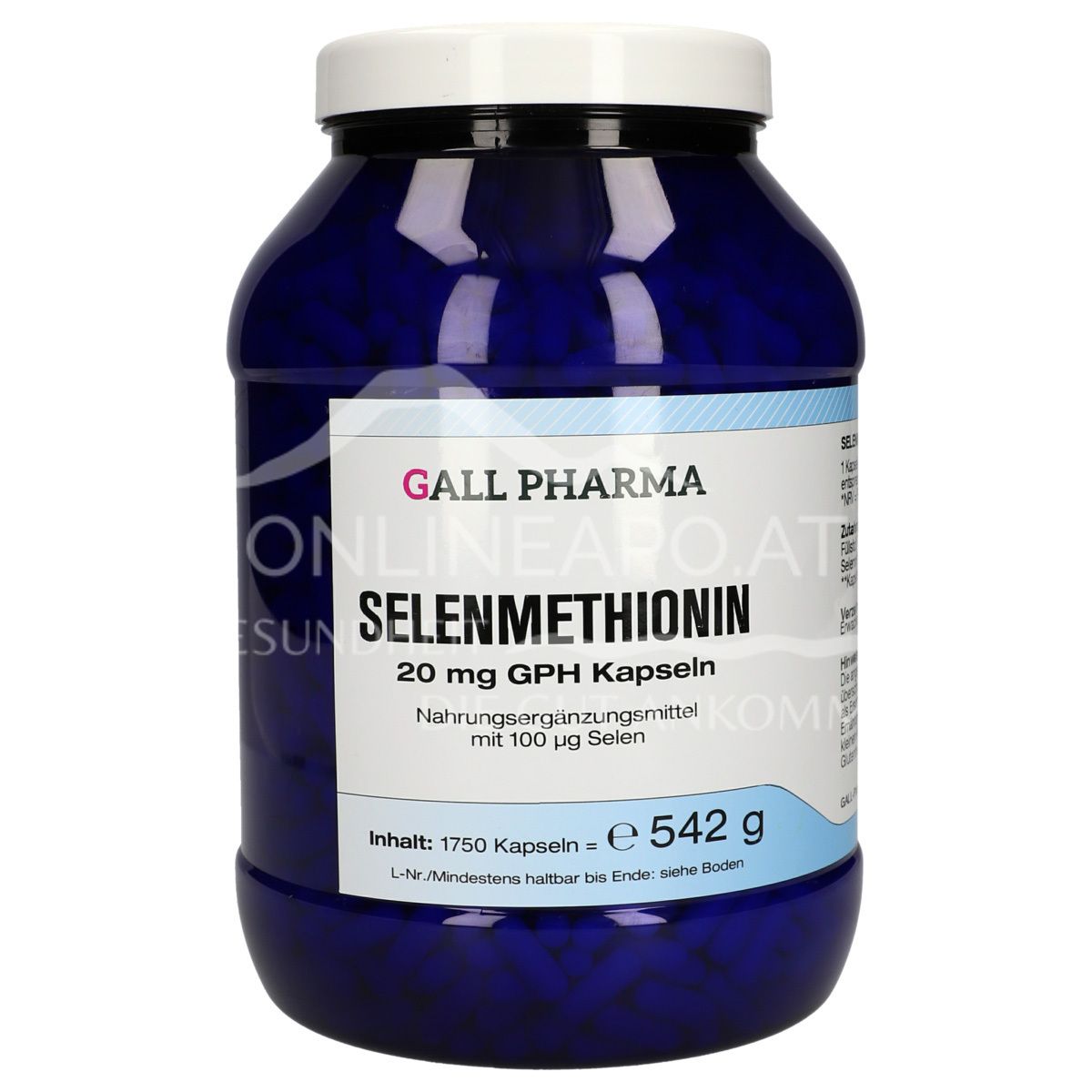 Gall Pharma Selenmethionin 20 mg Kapseln
