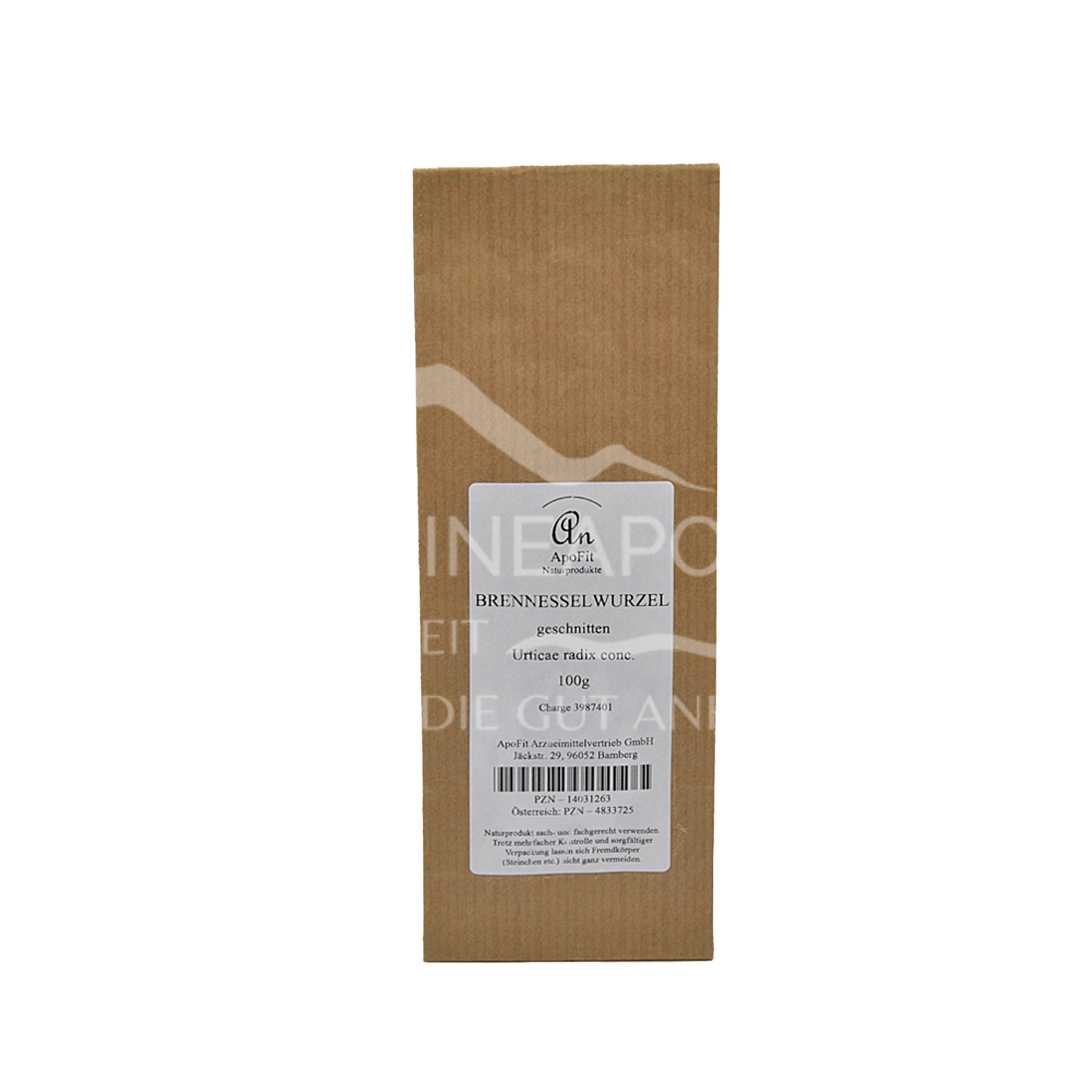 ApoFit Brennnesselwurzel geschnitten