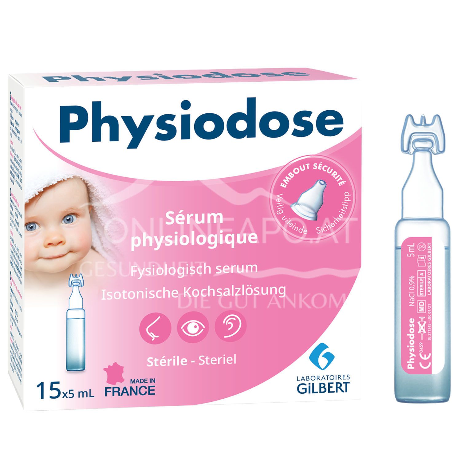 Physiodose Isotonische Kochsalzlösung Ampullen 5 ml, steril