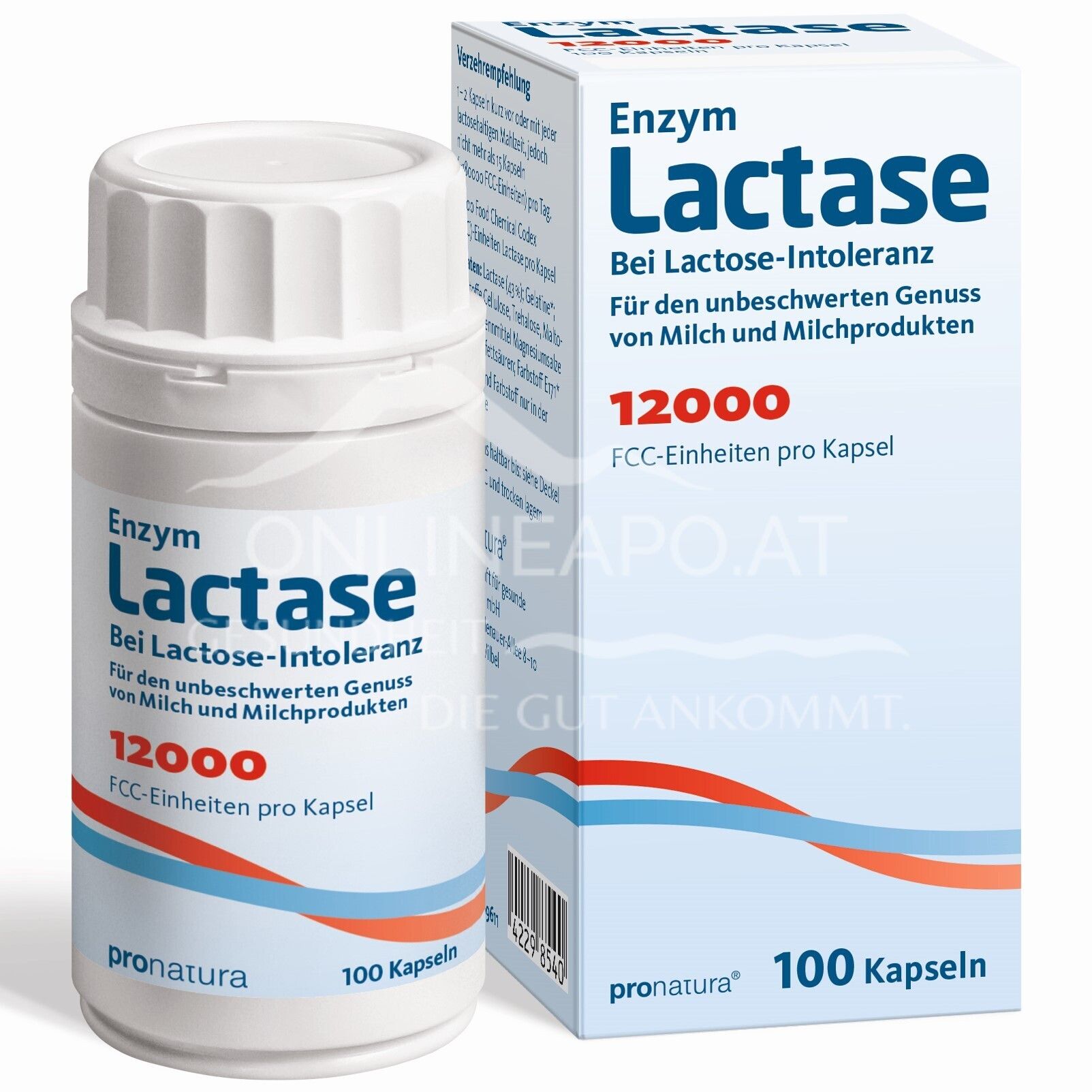 pronatura® Enzym Lactase 12000 FCC Kapseln