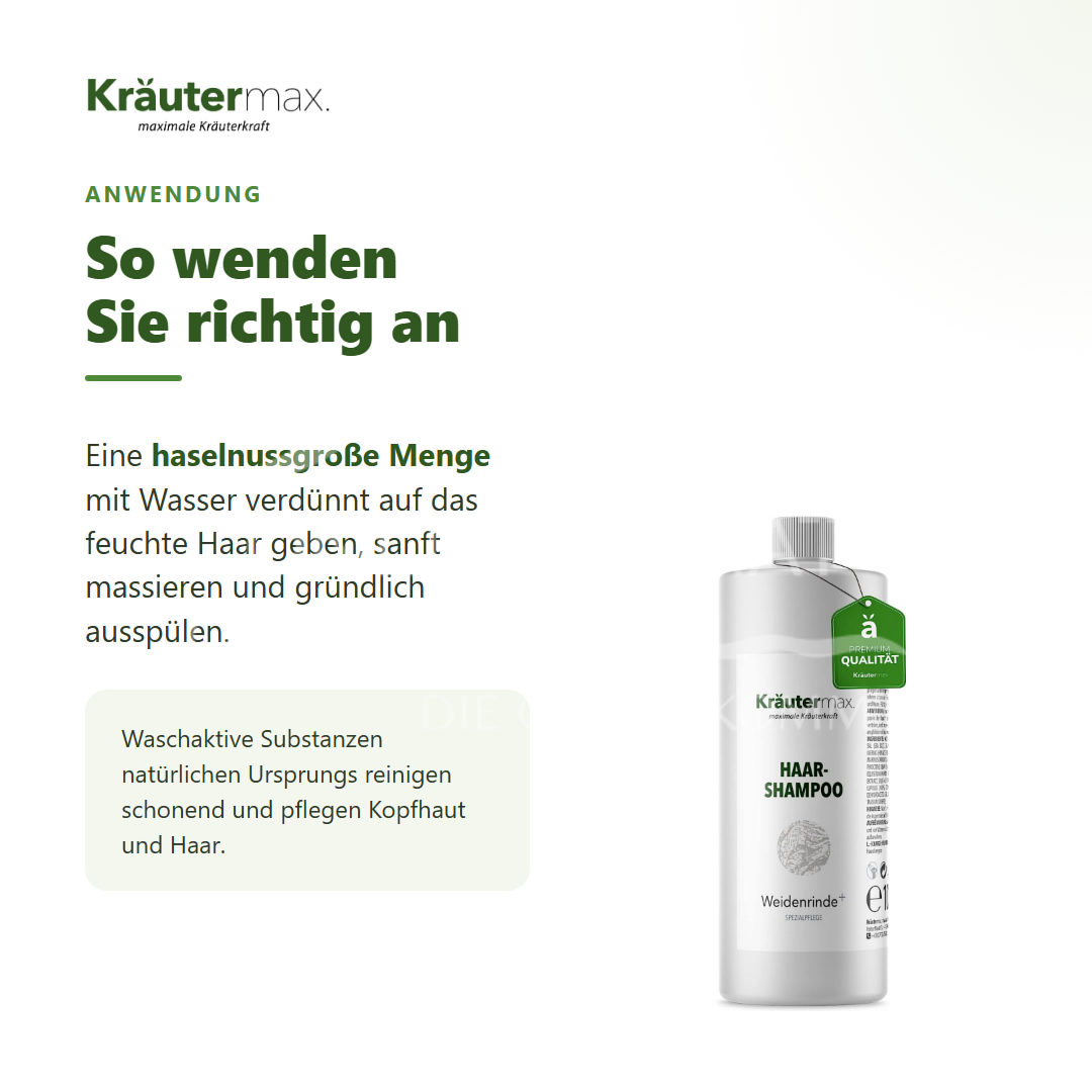 Kräutermax Weidenrinde Shampoo