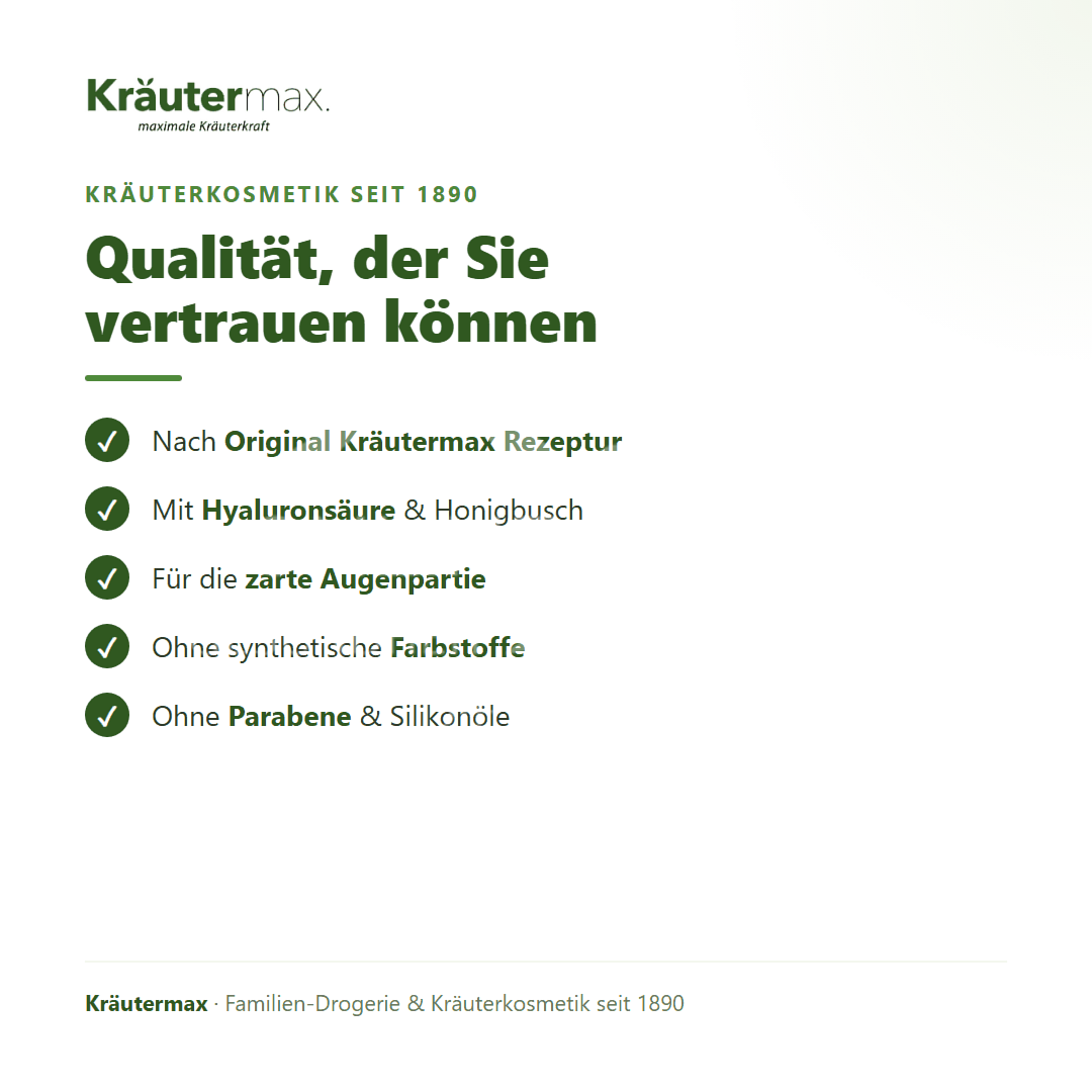 Kräutermax Hyaluron Augencreme