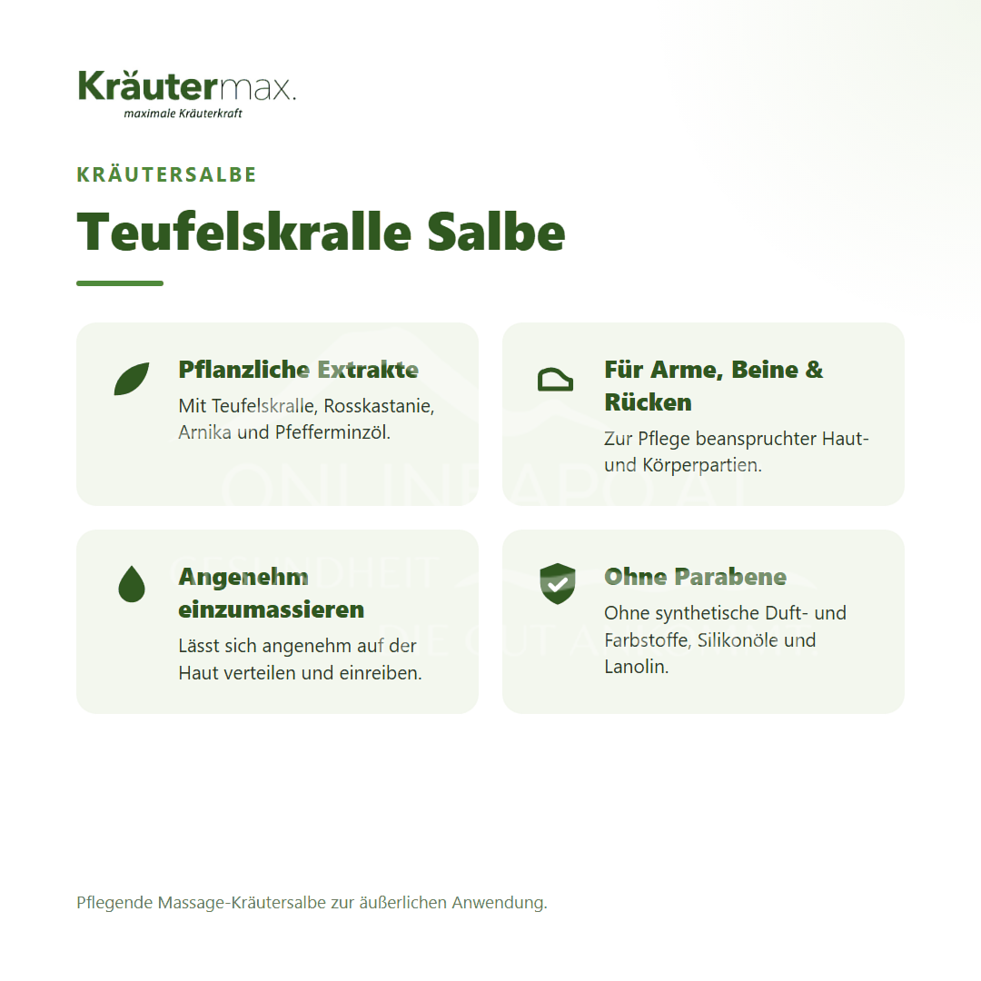 Kräutermax Teufelskralle Salbe