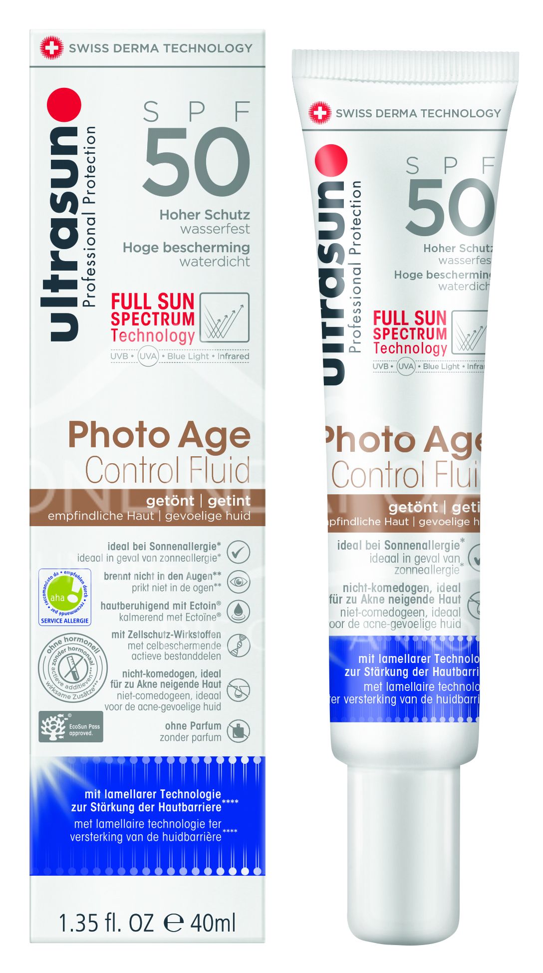 ULTRASUN Photo Age Control Fluid TINTED SPF50
