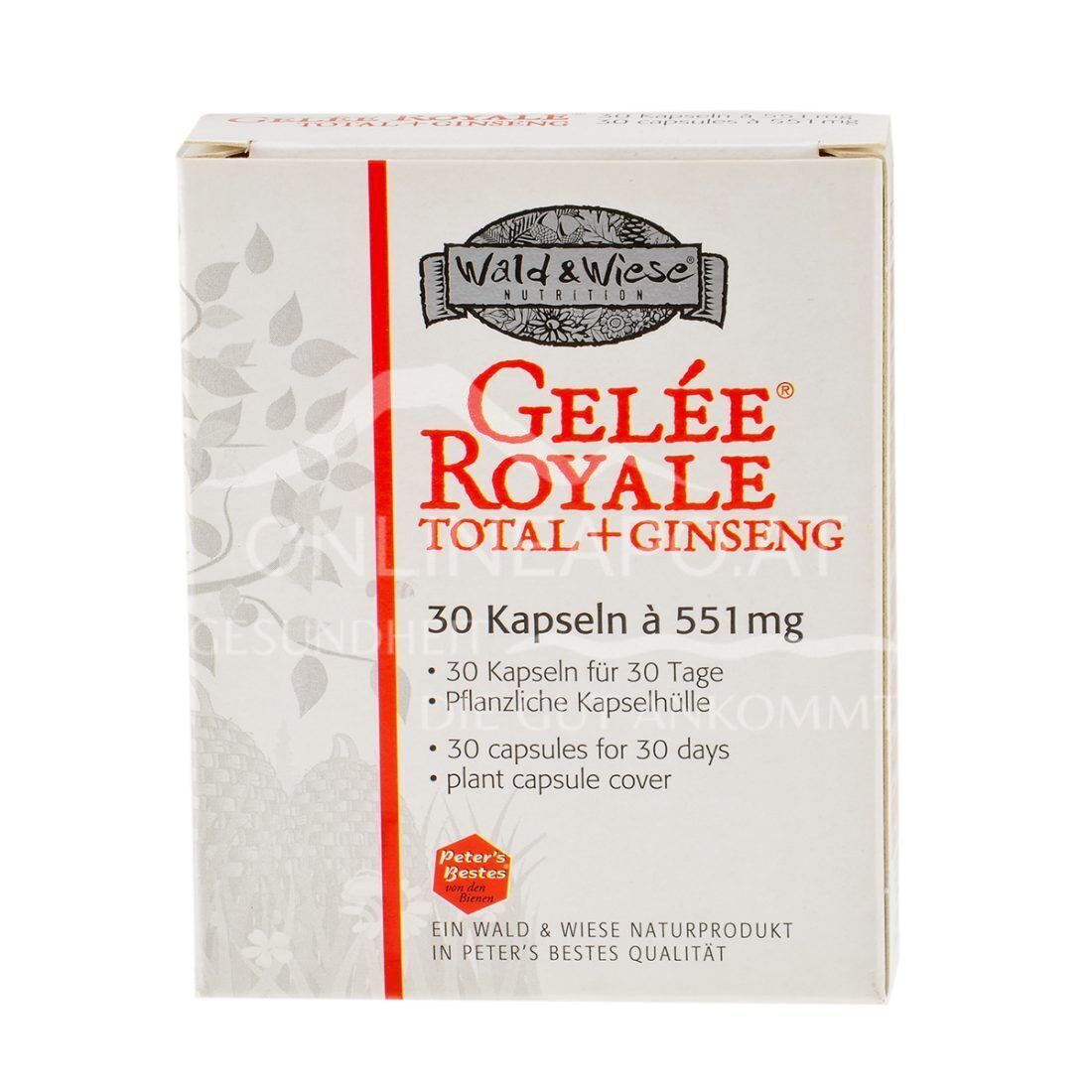 Wald & Wiese Nutrition Gelee Royale plus Ginseng Kapseln
