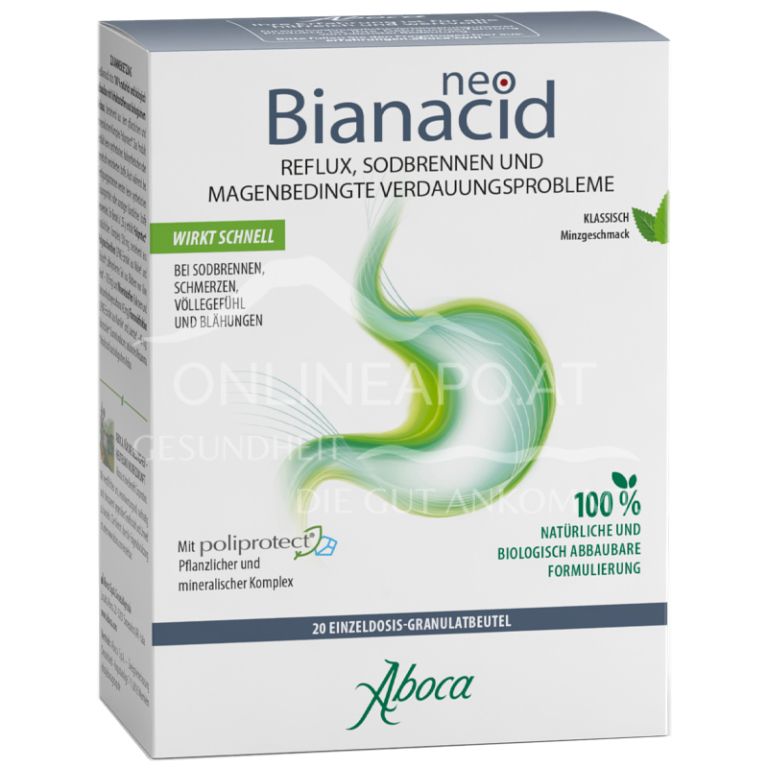 Aboca NeoBianacid Granulatbeutel - Minzgeschmack
