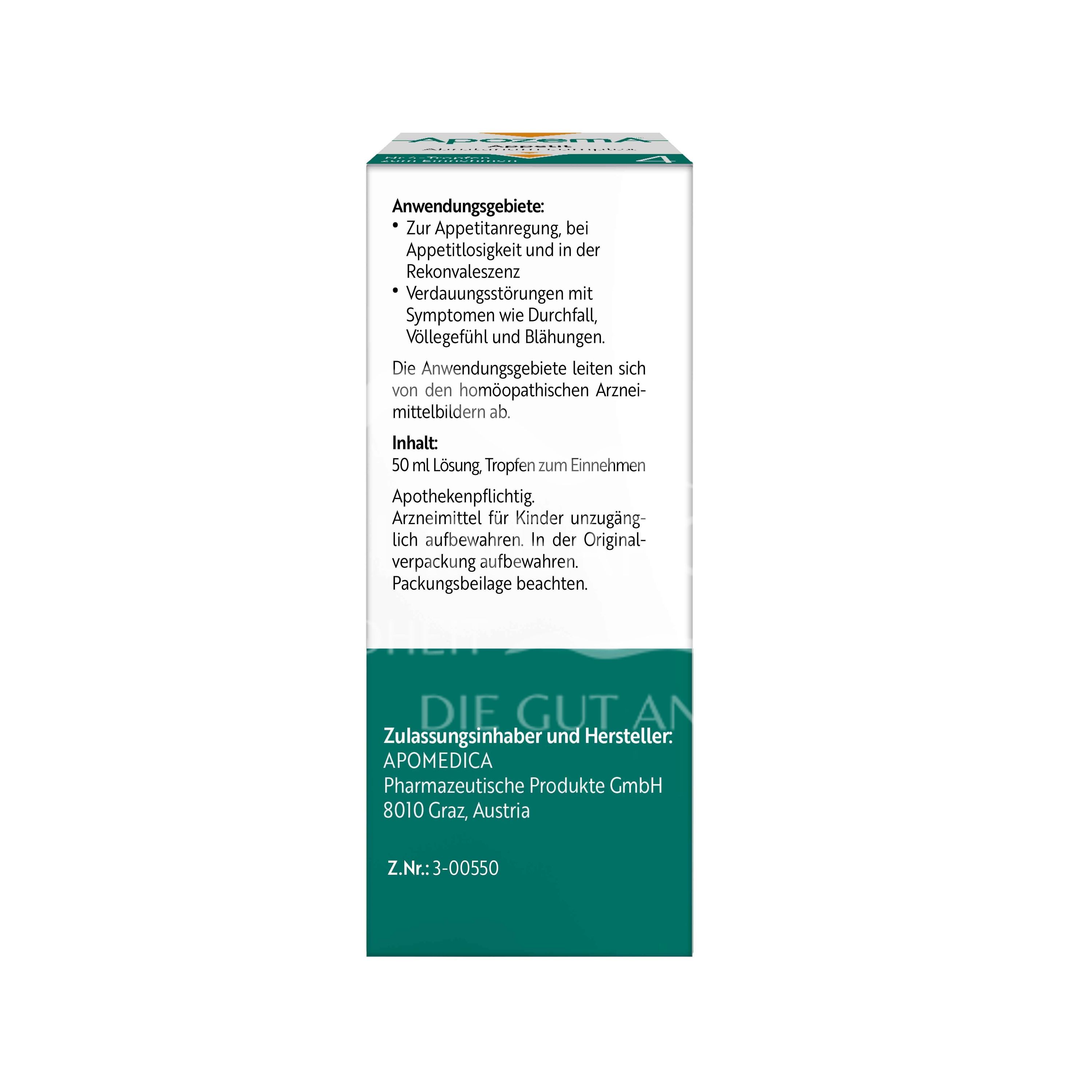 Apozema® Appetite Abrotanum complex No. 4 drops for oral use