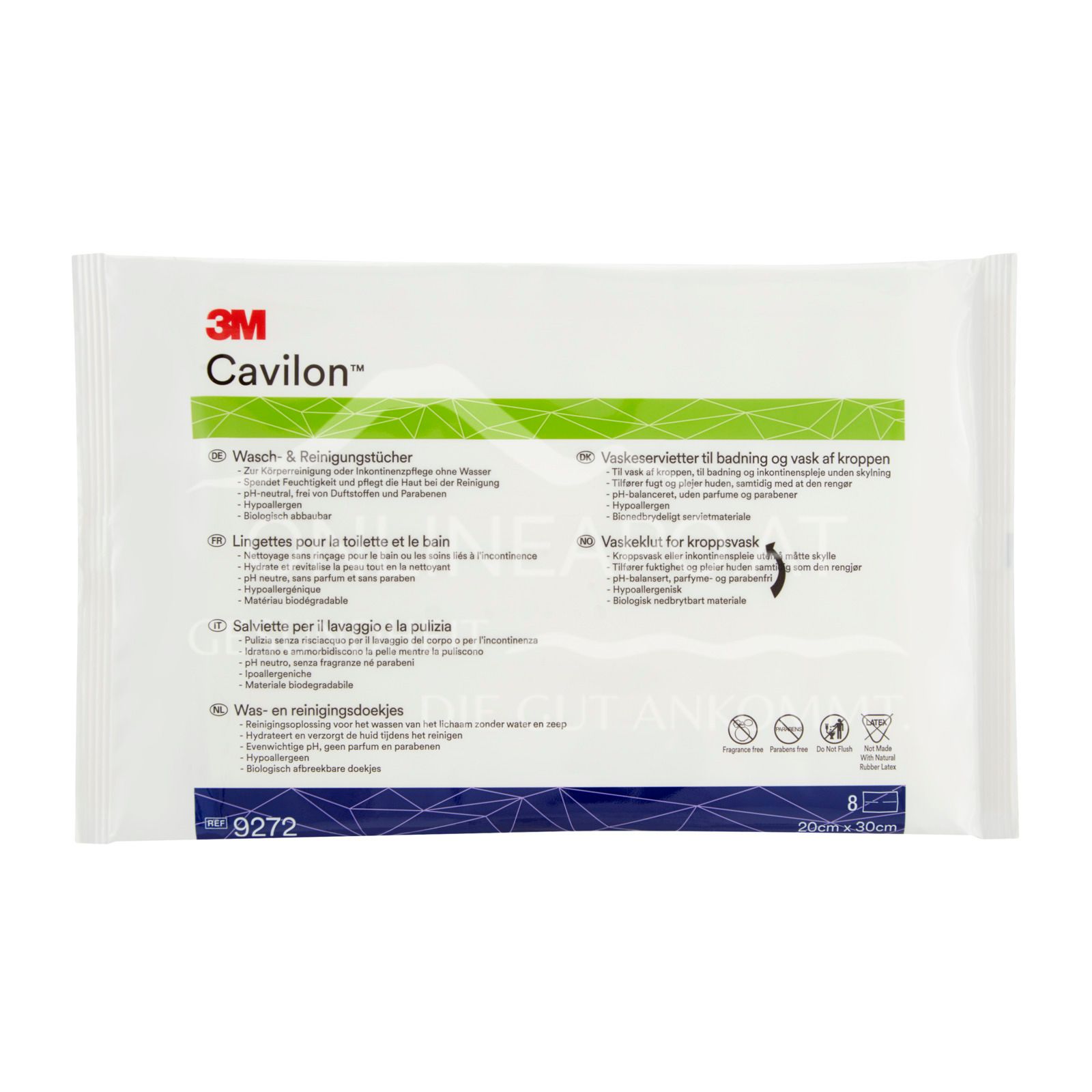 3M™ Cavilon™ Wasch- und Reinigungstücher 20 x 30 cm