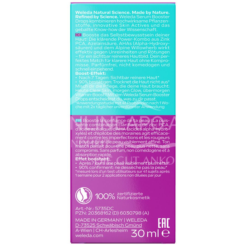 Weleda Clear & Pure Skin Serum Drops
