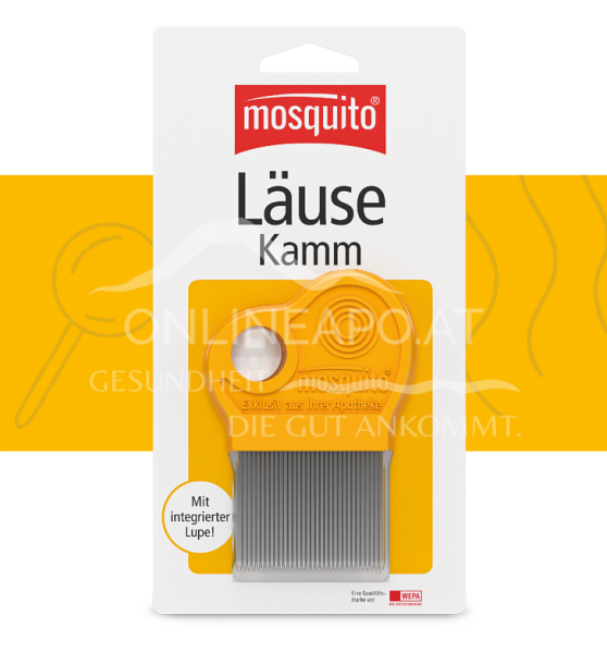 mosquito® Läuse-Kamm mit integrierter Lupe