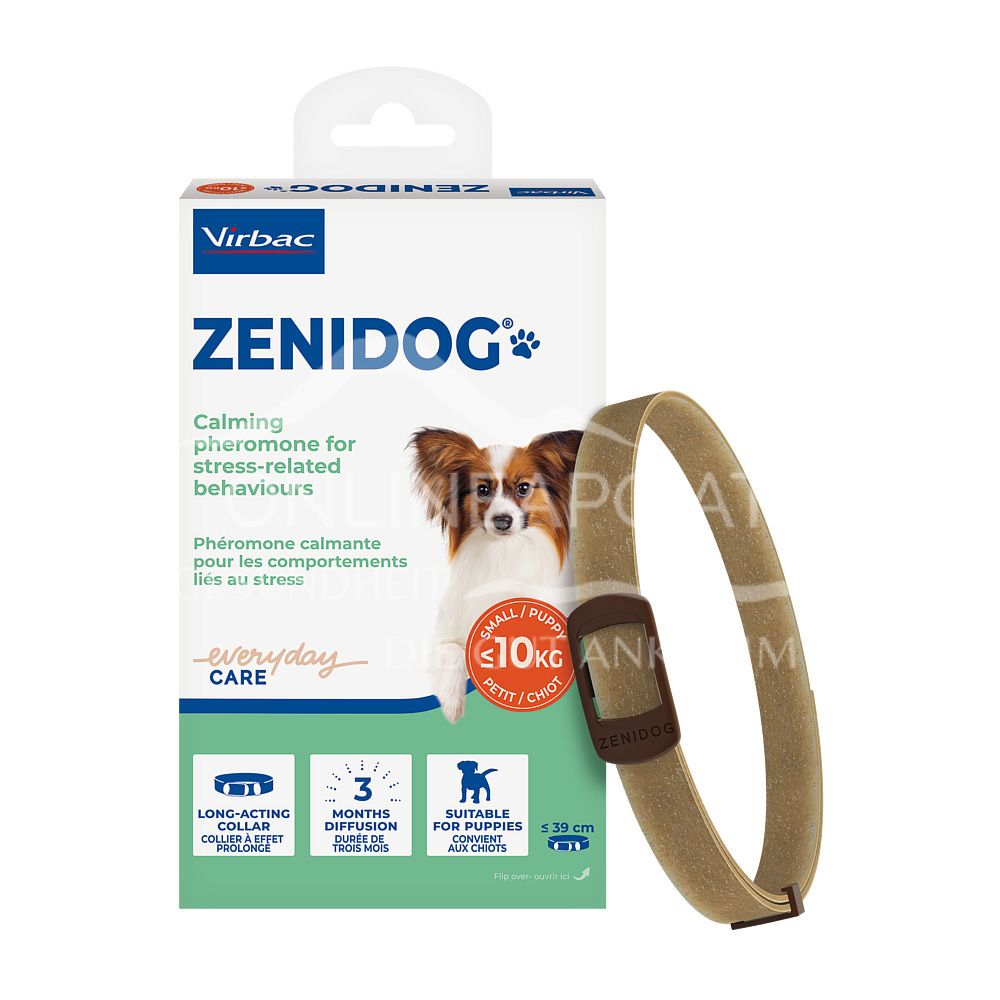 Virbac Zenidog collar with calming pheromones for small dogs (up to 10 kg)
