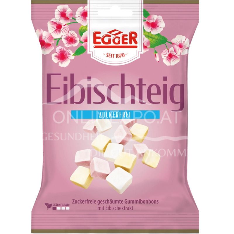 Egger Eibischteig geschäumte Gummibonbons zuckerfrei