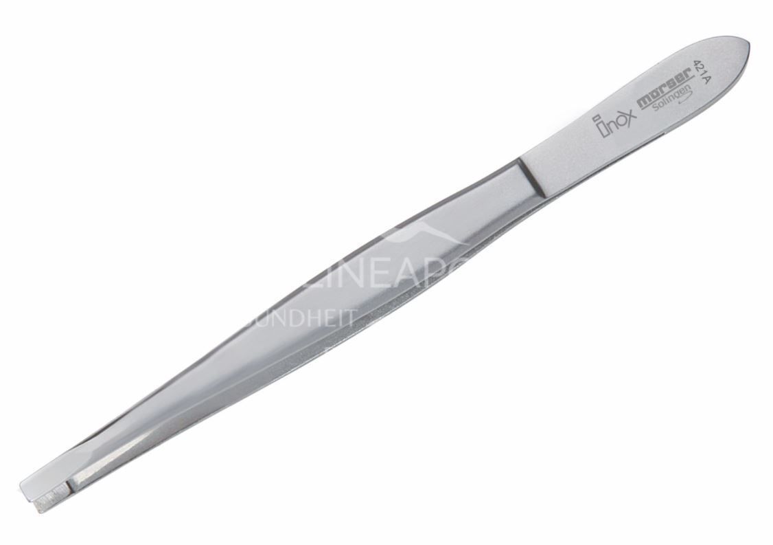 Mortar Solingen 421A Tweezers Inox (9 cm), straight
