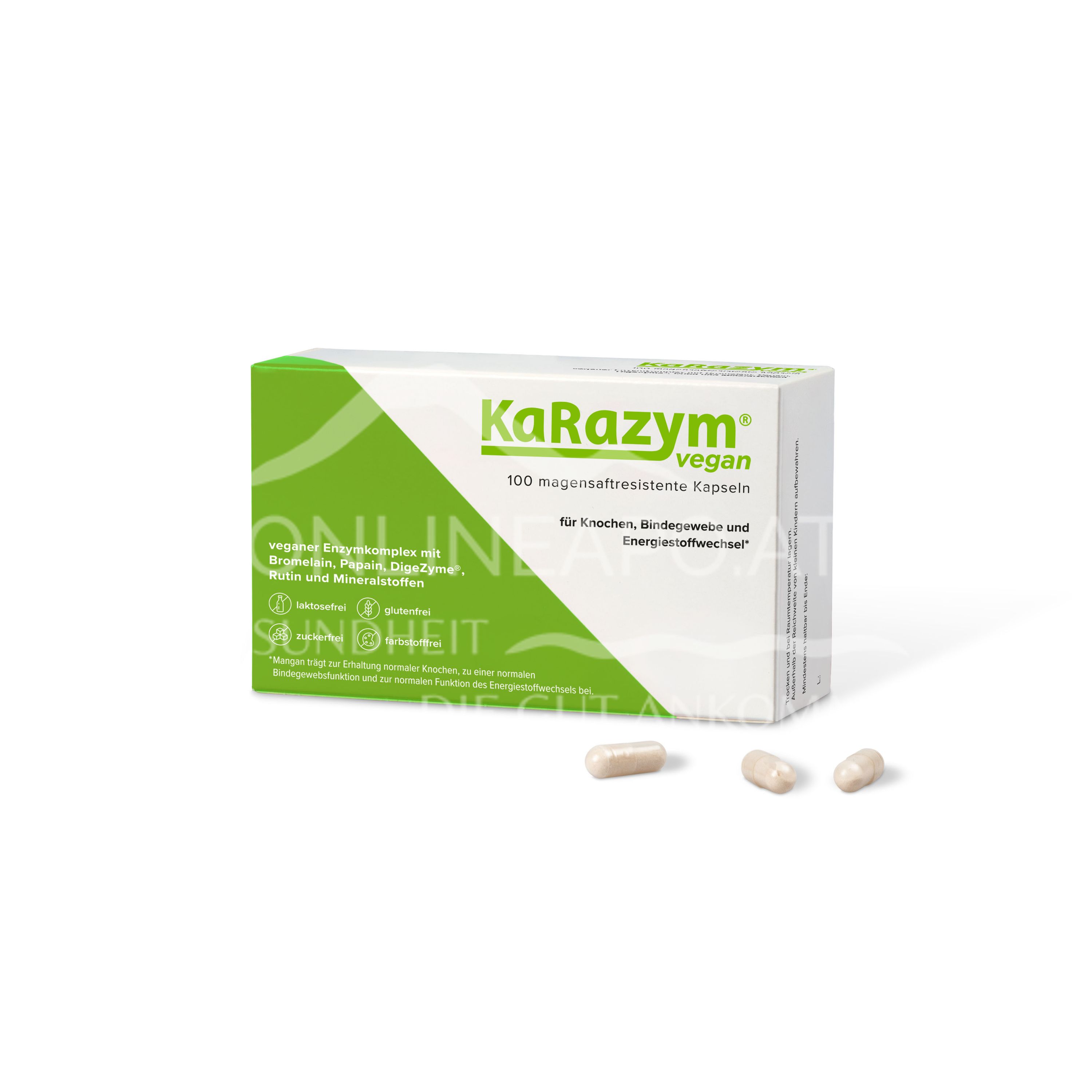 KaRazym® vegan magensaftresistente Kapseln