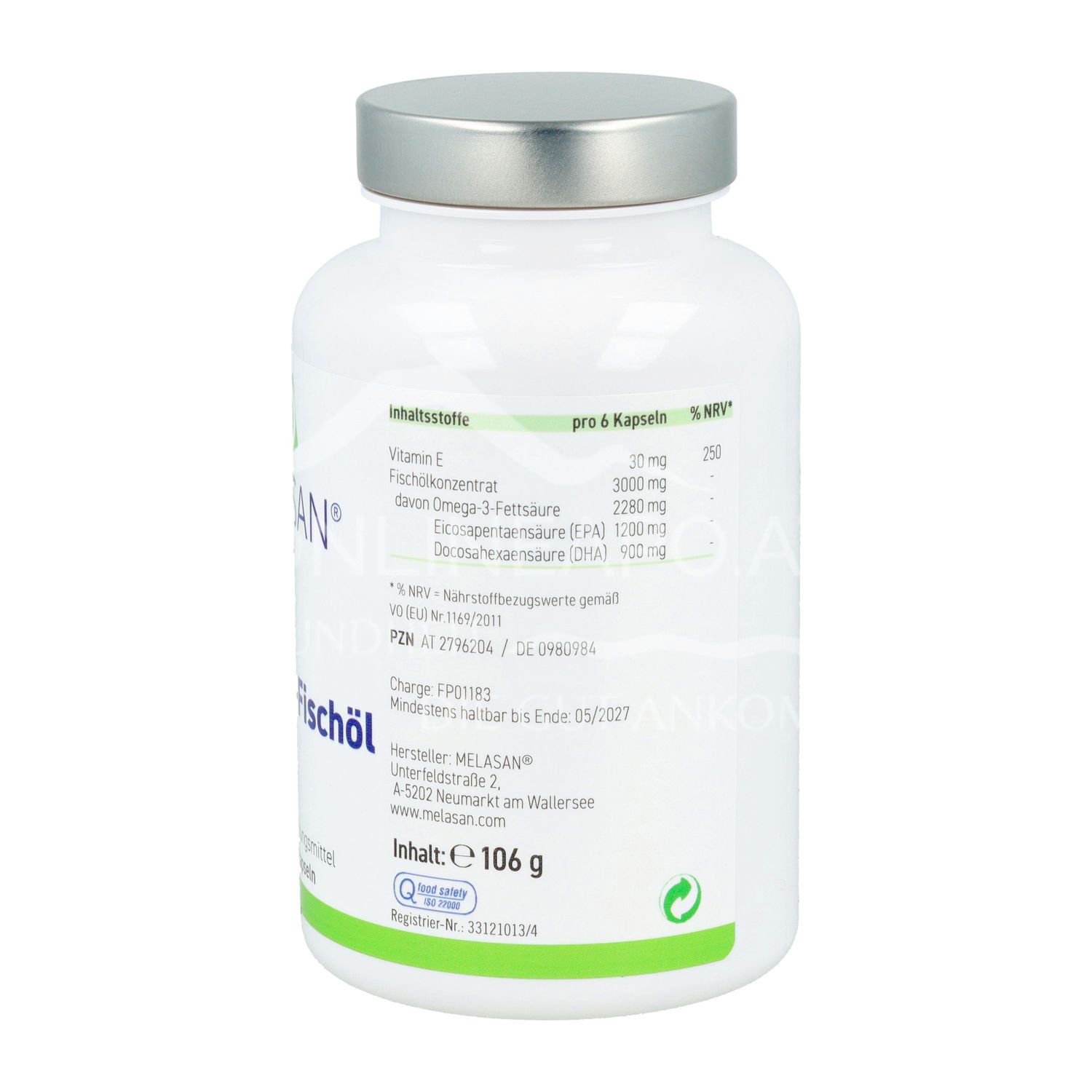 Melasan Omega 3 fish oil liquid capsules