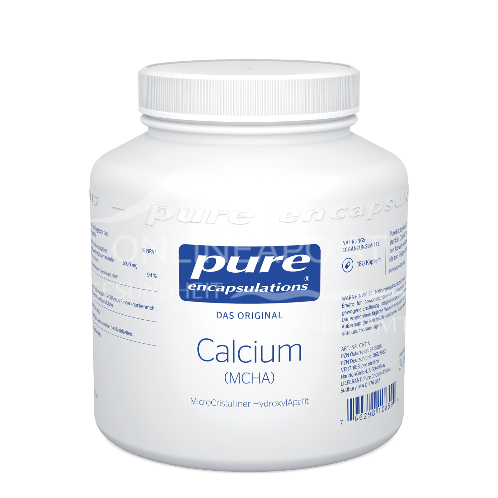 pure encapsulations® Calcium (MCHA)