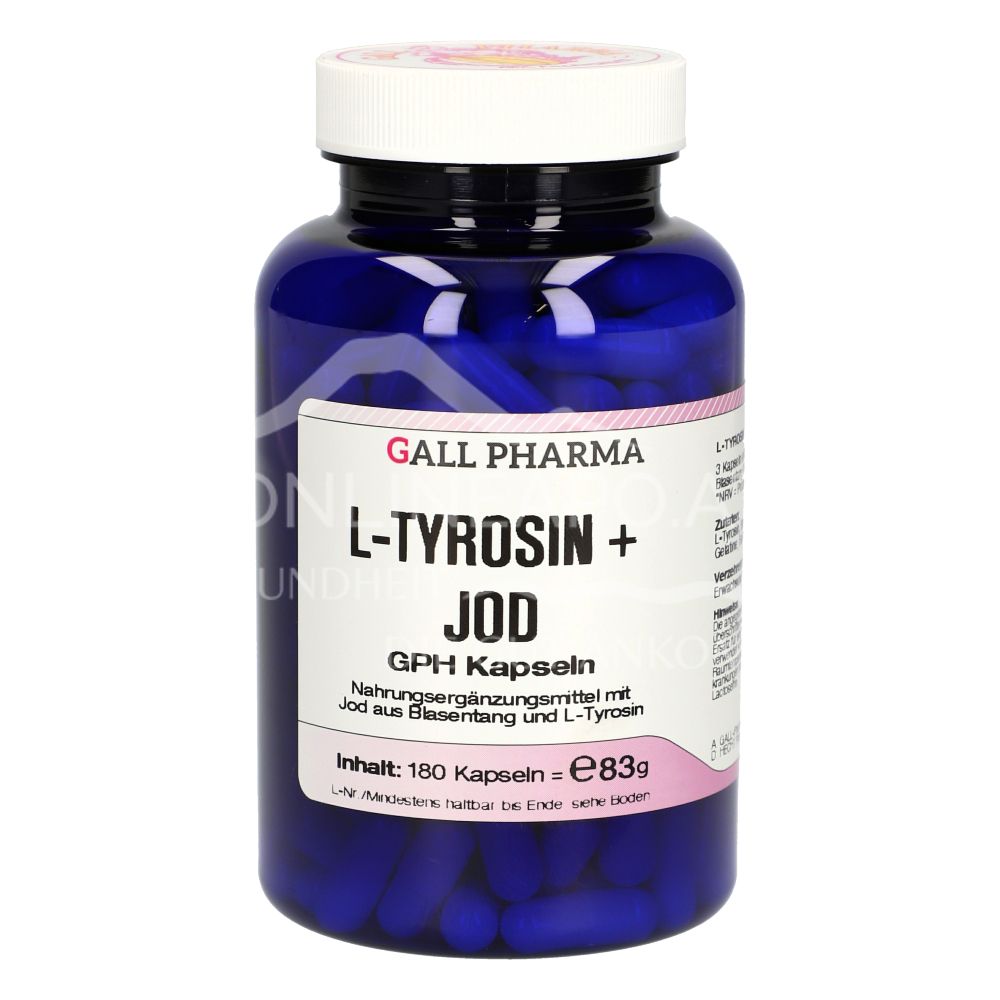 Gall Pharma L-Tyrosine + Iodine Capsules