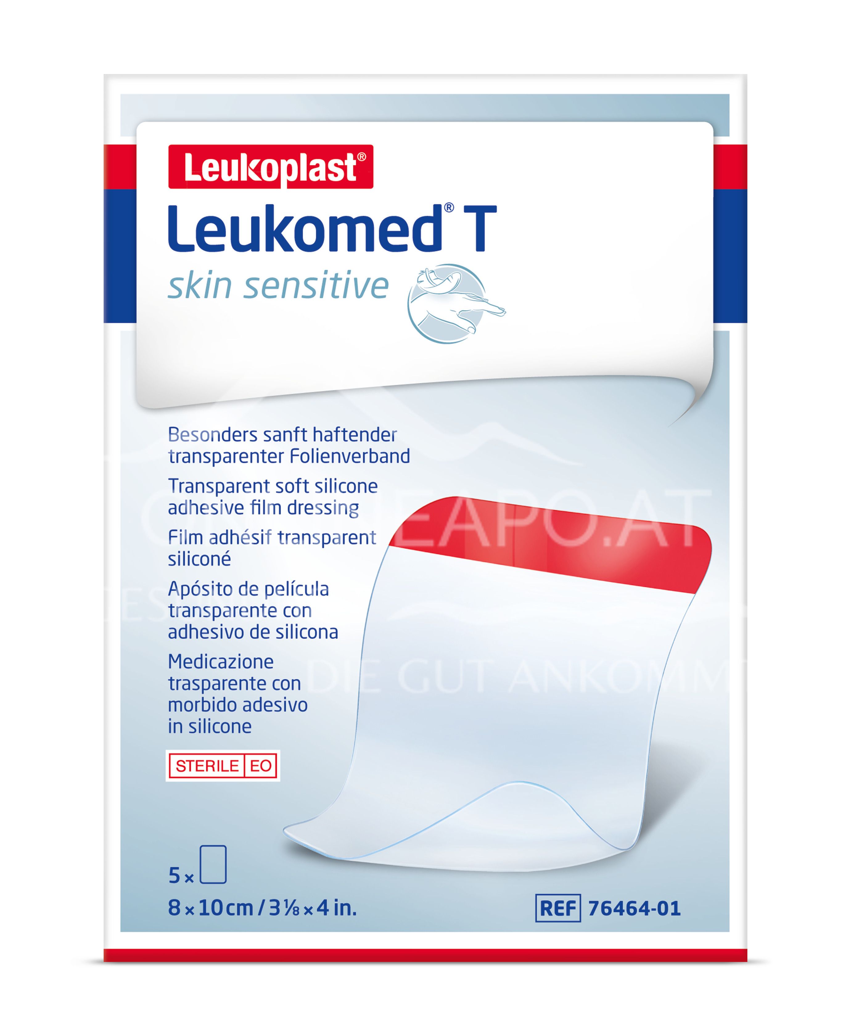 Leukomed ® T skin sensitive transparent film dressing 8 x 10 cm