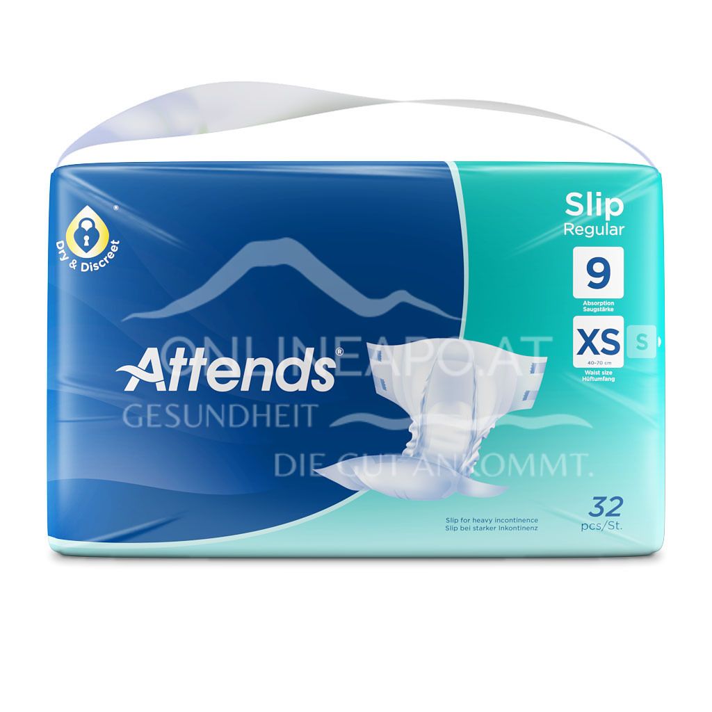 Attends Slip Regular 9 XS - Incontinence briefs